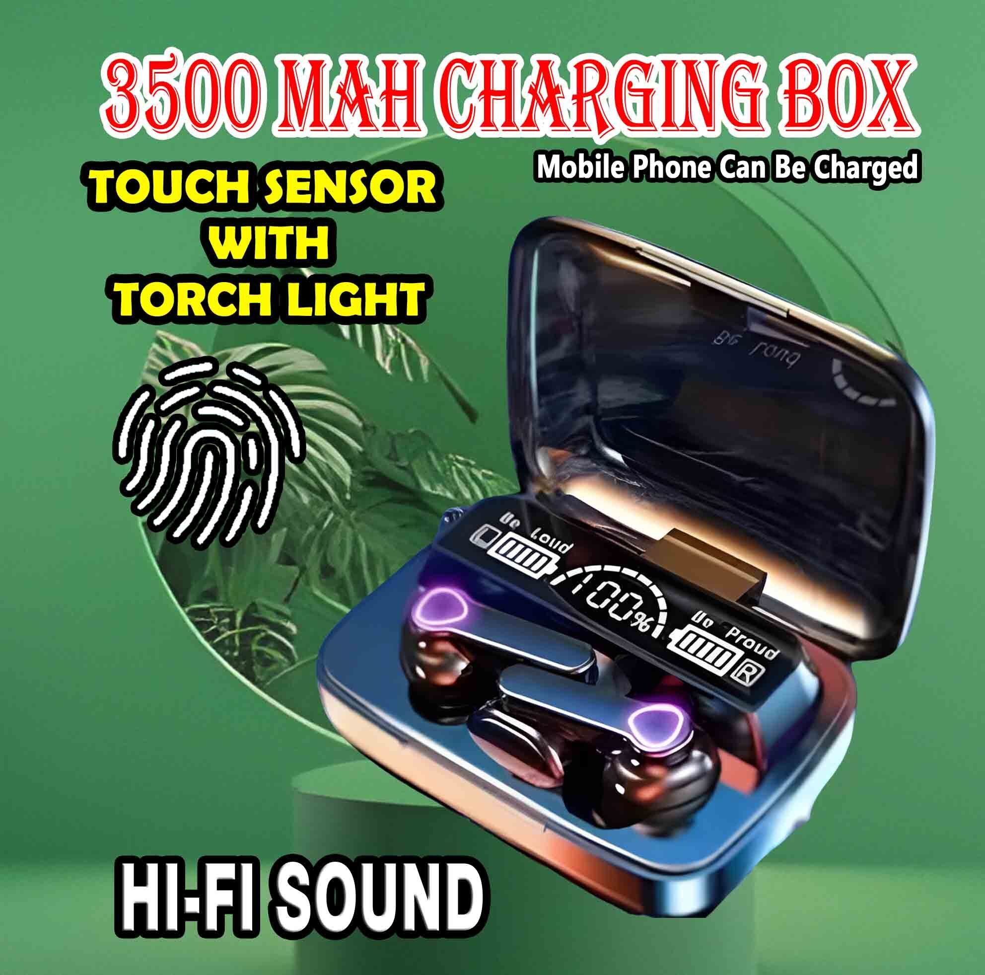 crecro M19 bluetooth earbuds headset wireless earphone 5.3 LED Display M10 Q33 Smart Headphones-image-23
