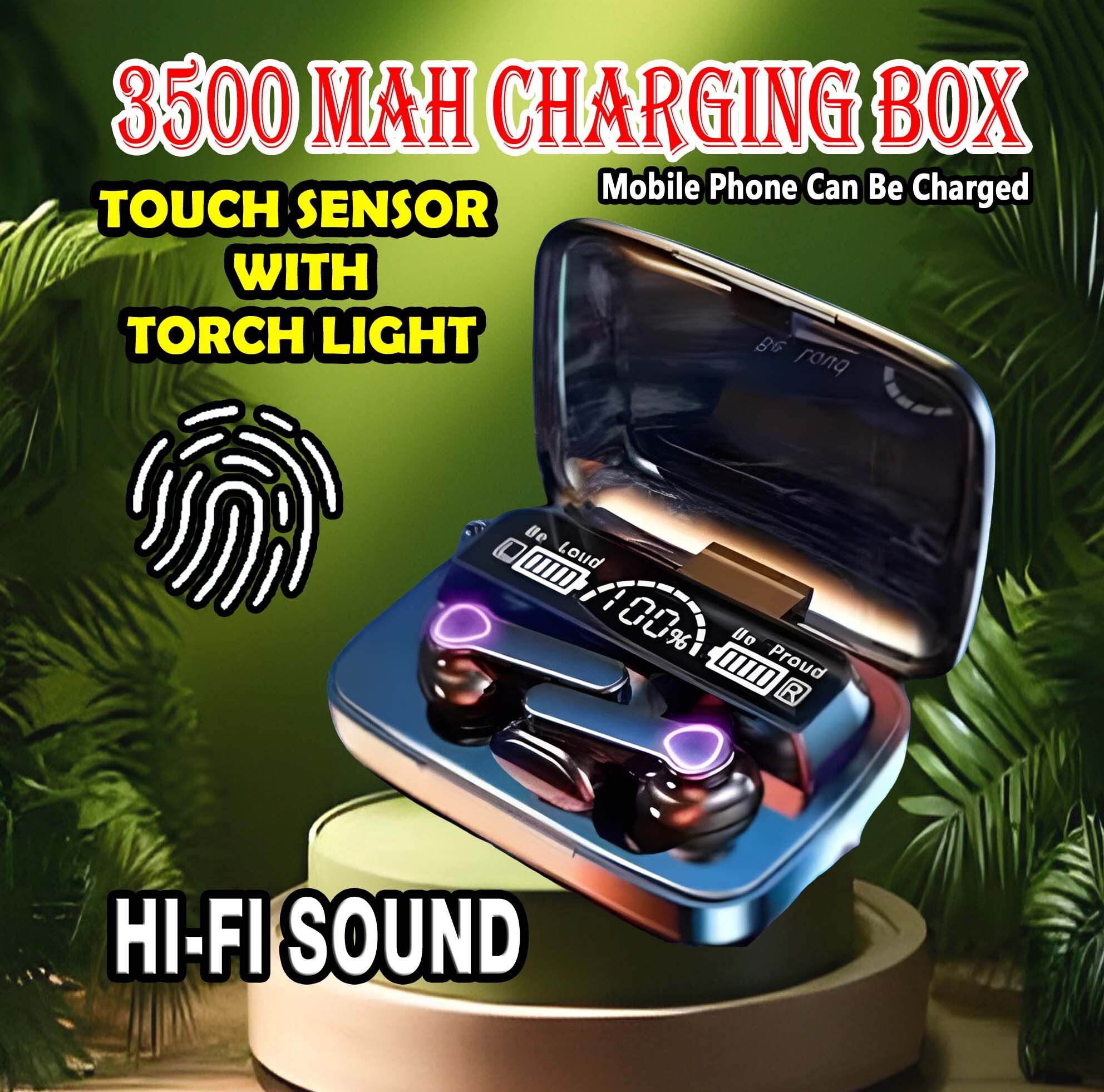 crecro M19 bluetooth earbuds headset wireless earphone 5.3 LED Display M10 Q20 Smart Headphones