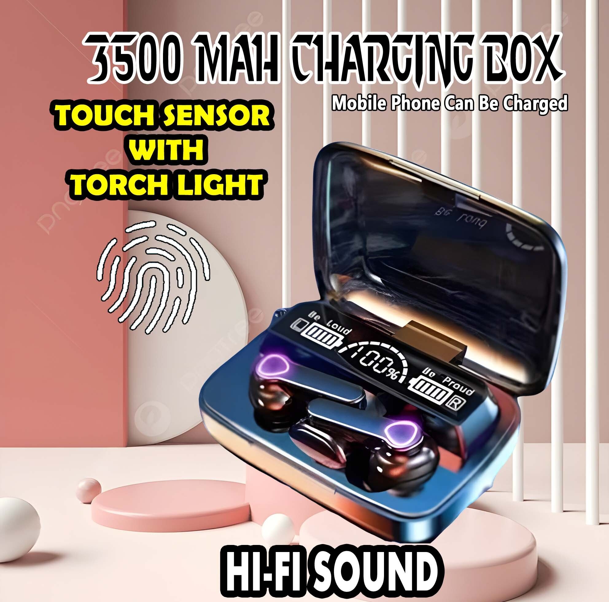 crecro M19 bluetooth earbuds headset wireless earphone 5.3 LED Display M10 Q23 Smart Headphones