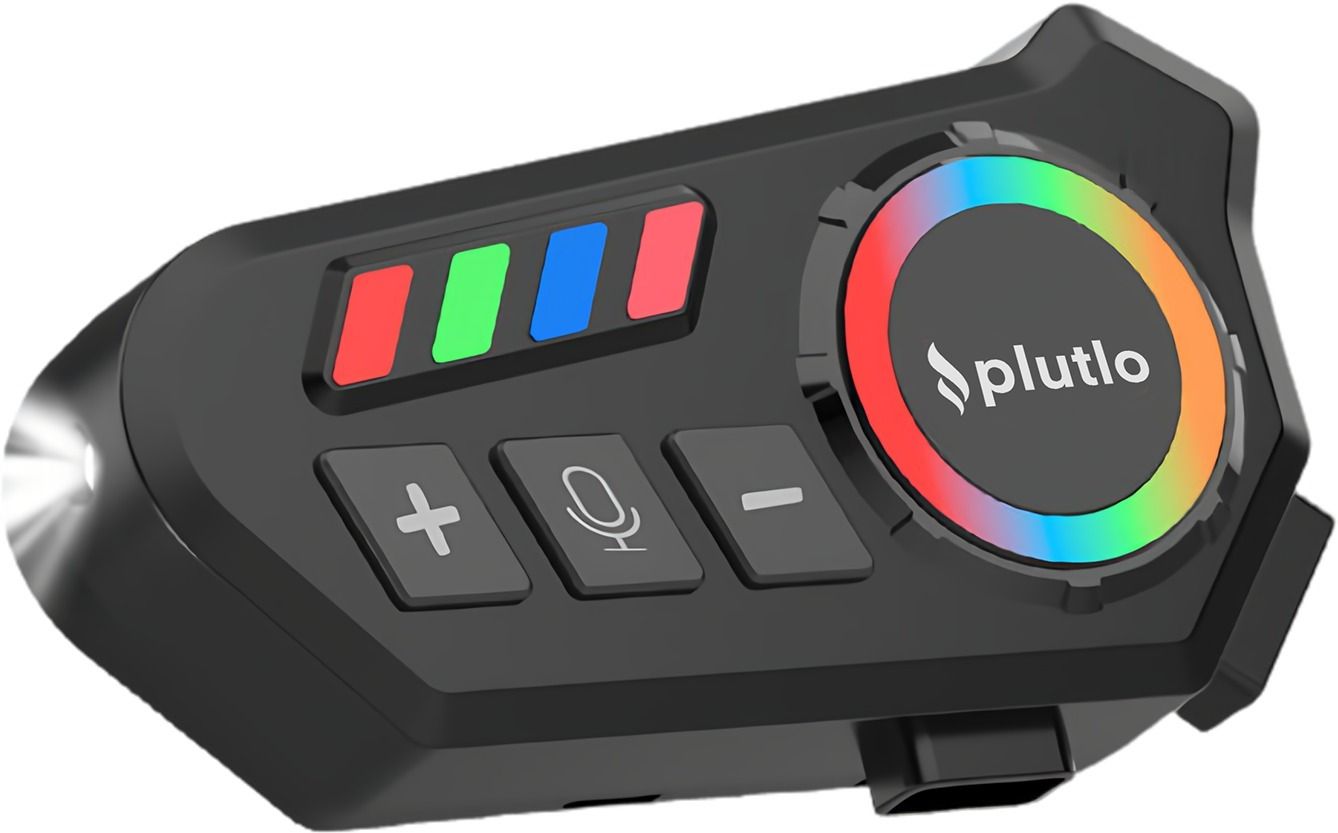 PLUTLO Helmet Bluetooth Headset | Compatible with Android & iOS | Waterproof | 1000mAh Smart Headphones-image-20