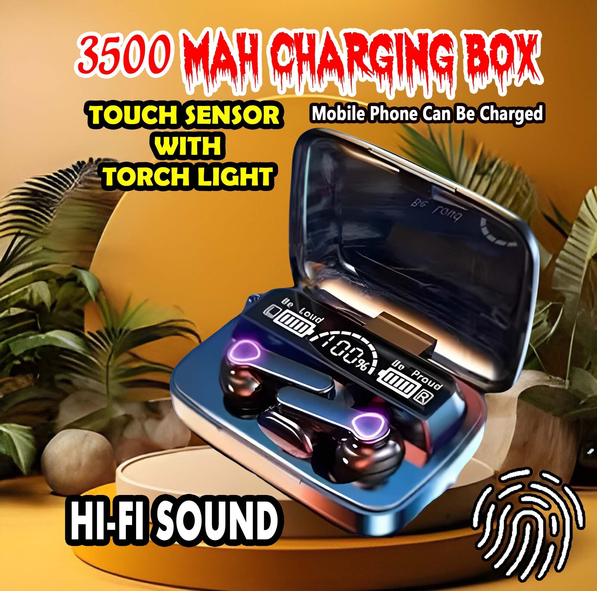 crecro M19 bluetooth earbuds headset wireless earphone 5.3 LED Display M10 Q13 Smart Headphones