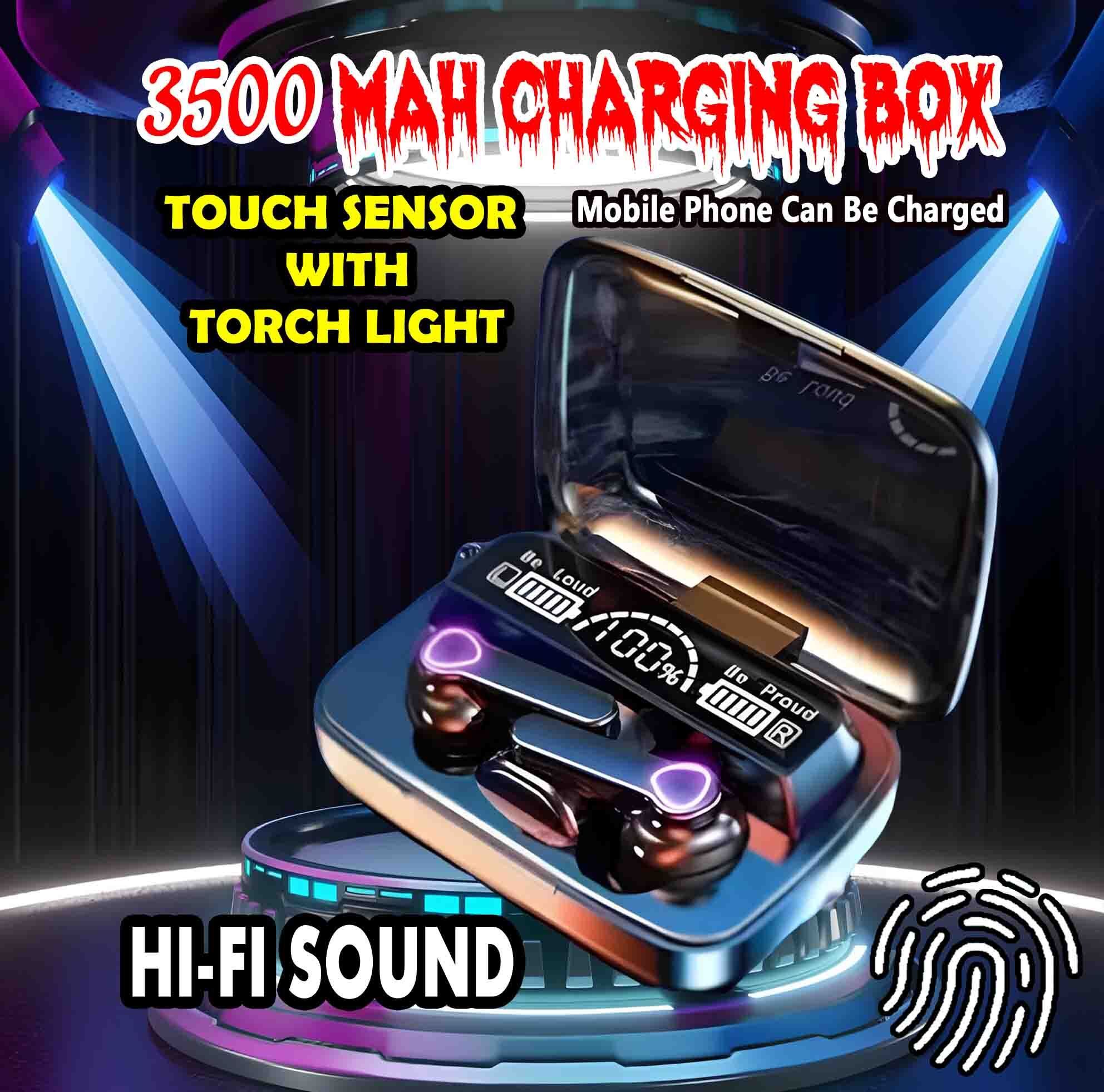 crecro M19 bluetooth earbuds headset wireless earphone 5.3 LED Display M10 Q10 Smart Headphones-image-30