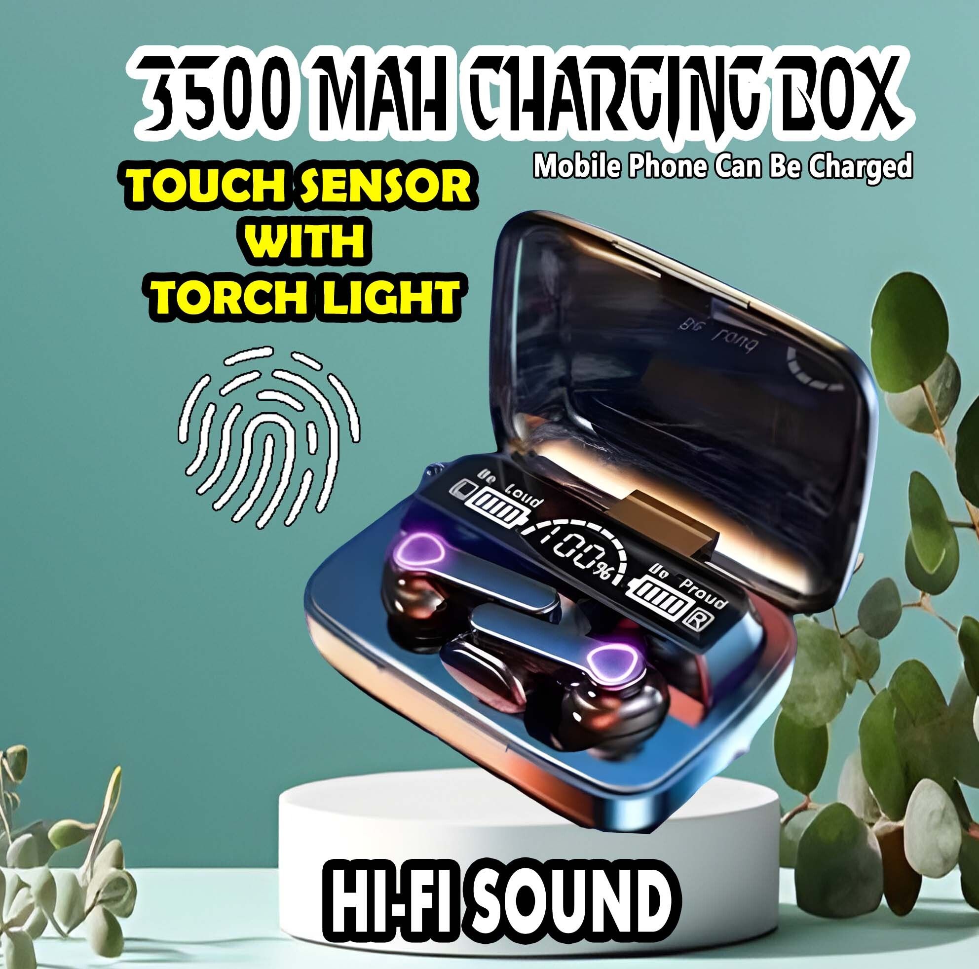 crecro M19 bluetooth earbuds headset wireless earphone 5.3 LED Display M10 Q250 Smart Headphones-image-26
