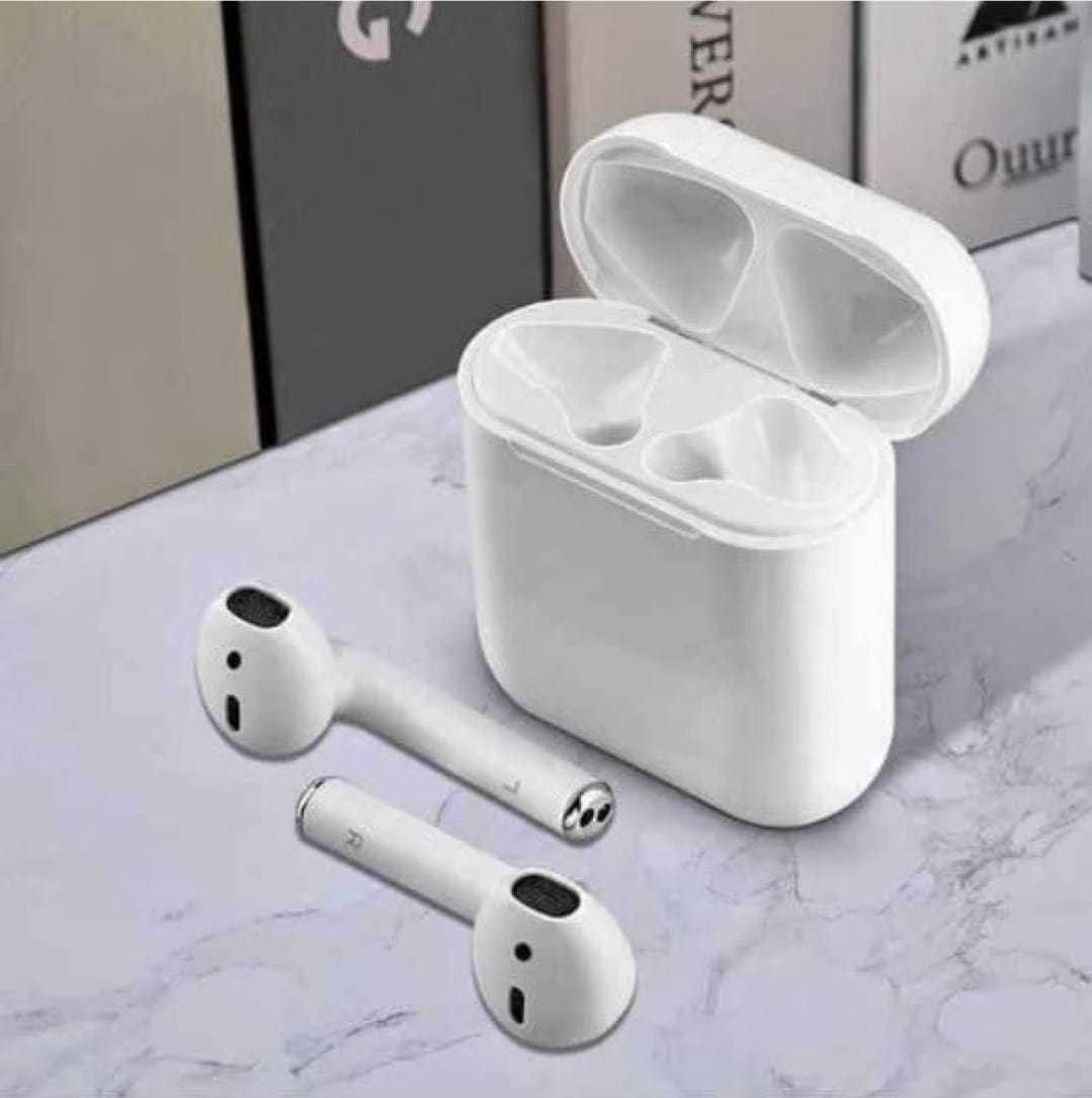 Payal i12 tws Wireless Version: 5.0 with Mic Bluetooth Headset (White) Smart Headphones