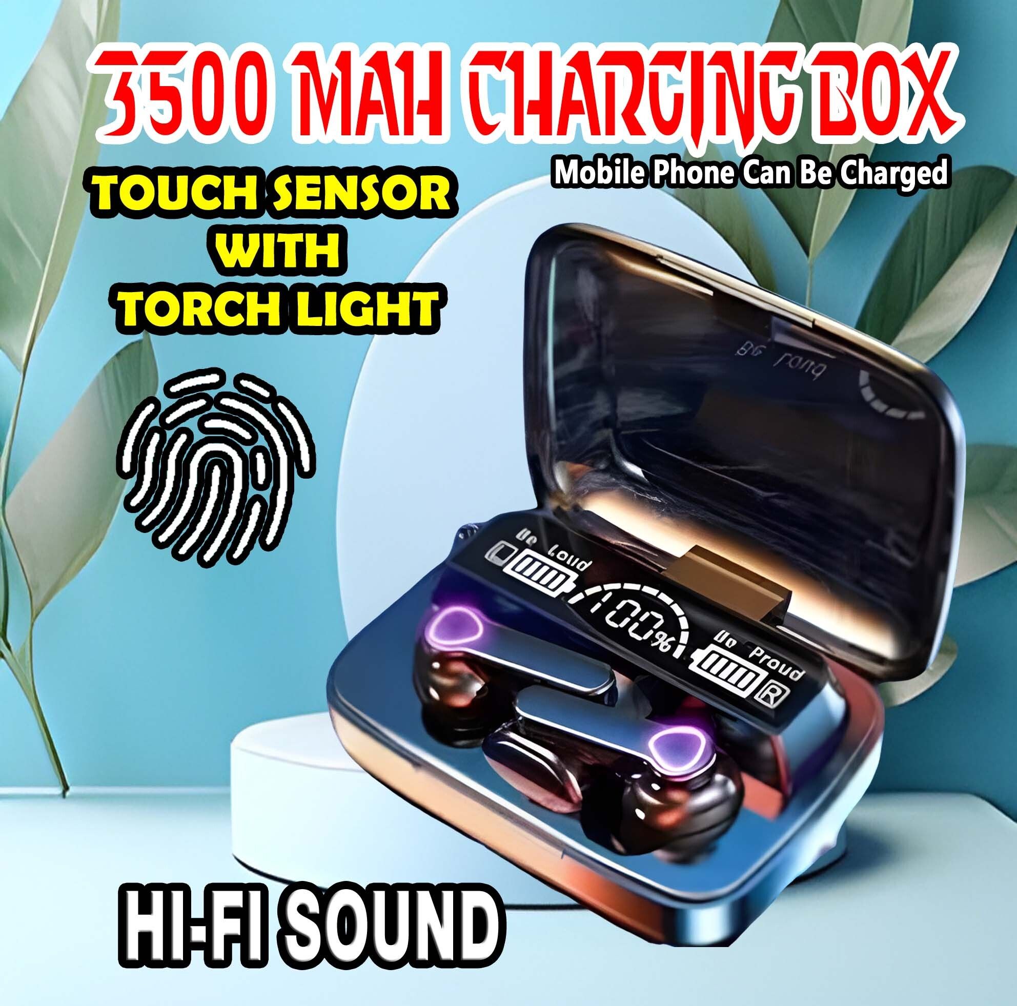 crecro M19 bluetooth earbuds headset wireless earphone 5.3 LED Display M10 Q60 Smart Headphones-image-49