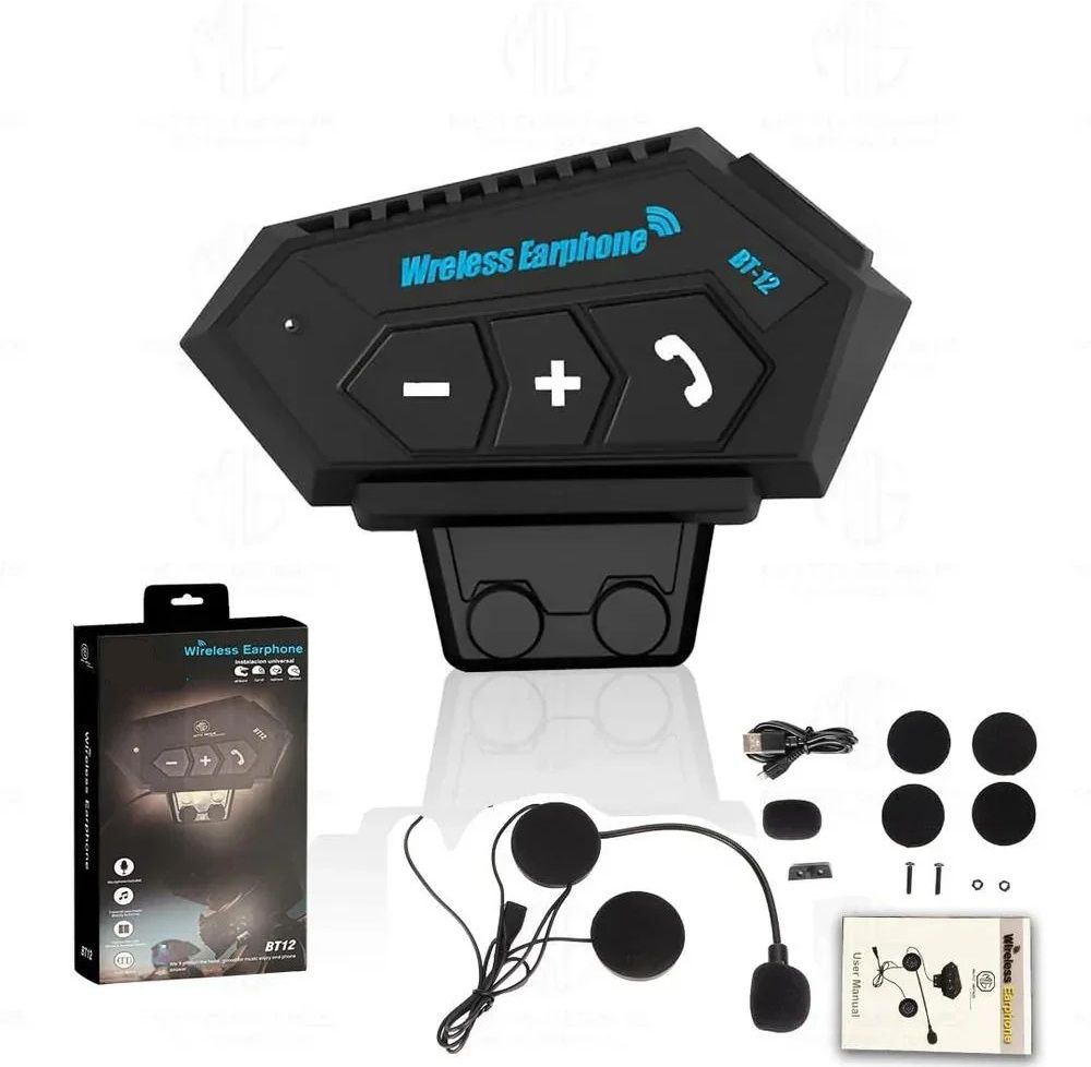 Voltegic Helmet Bluetooth Wireless Headphones with Music Control & Voice Calling Smart Headphones-image-21