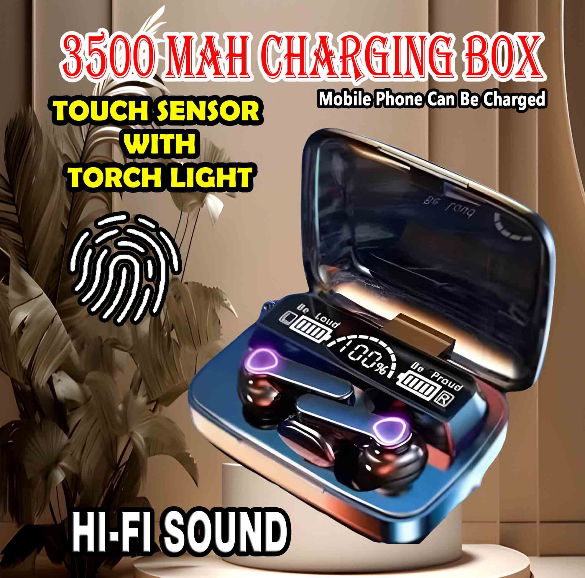 crecro M19 bluetooth earbuds headset wireless earphone 5.3 LED Display M10 Q37 Smart Headphones-image-24