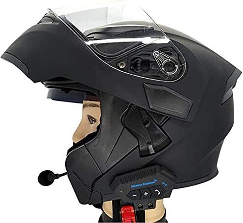 WIFTON Waterproof Motorcycle Helmet Bluetooth Headset with Noise Cancellation Mic Smart Headphones-image-46