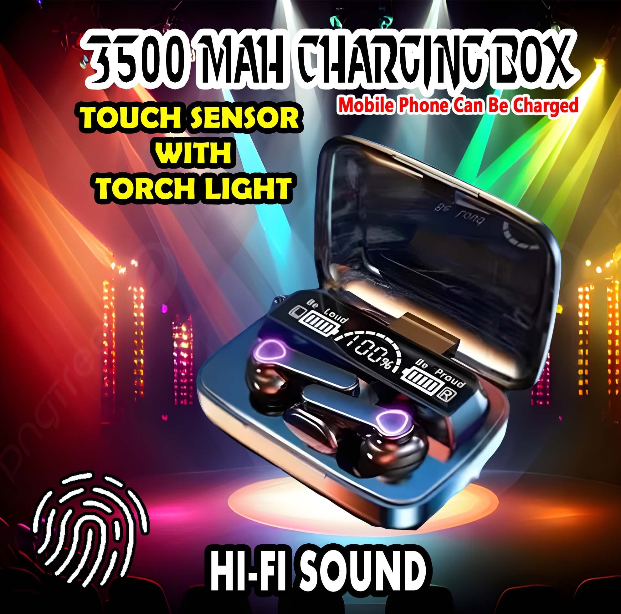 crecro M19 bluetooth earbuds headset wireless earphone 5.3 LED Display M10 Q257 Smart Headphones-image-27
