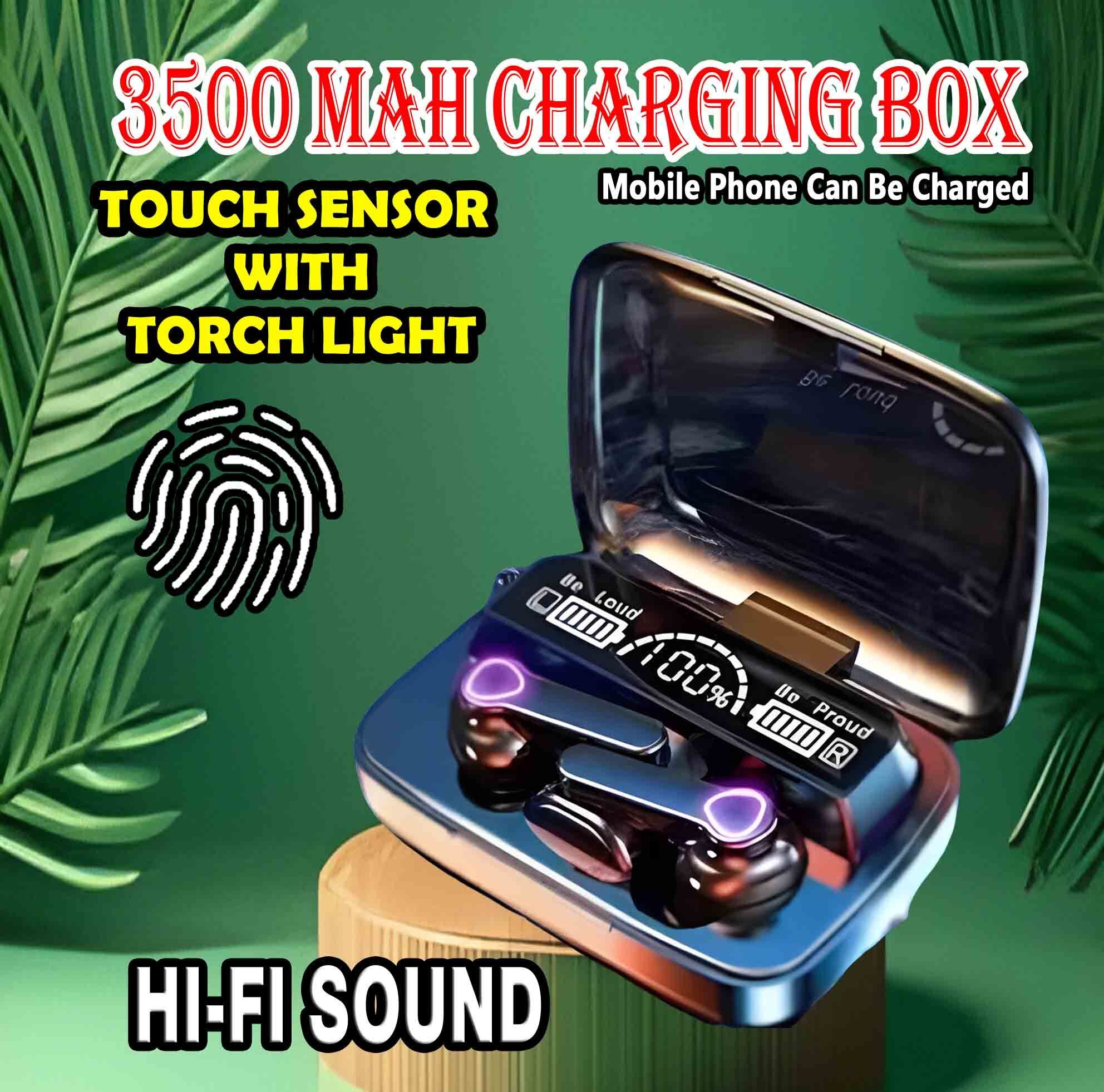 crecro M19 bluetooth earbuds headset wireless earphone 5.3 LED Display M10 Q43 Smart Headphones-image-34