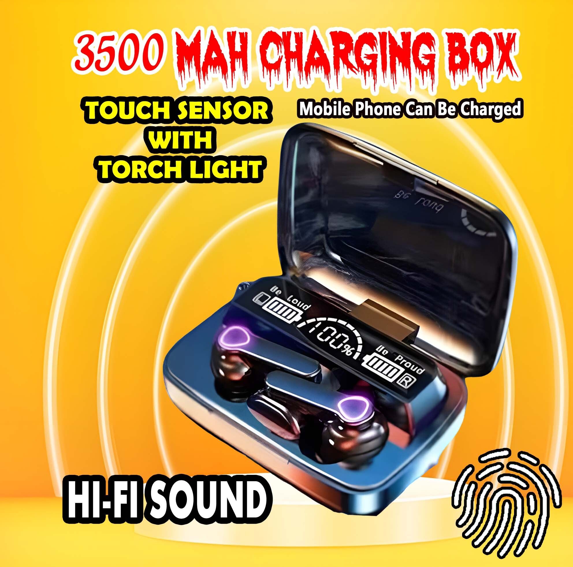 crecro M19 bluetooth earbuds headset wireless earphone 5.3 LED Display M10 Q11 Smart Headphones-image-38