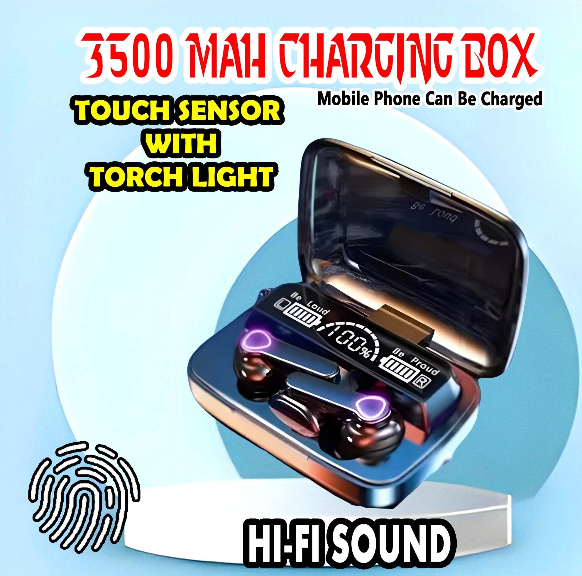 crecro M19 bluetooth earbuds headset wireless earphone 5.3 LED Display M10 Q262 Smart Headphones-image-44