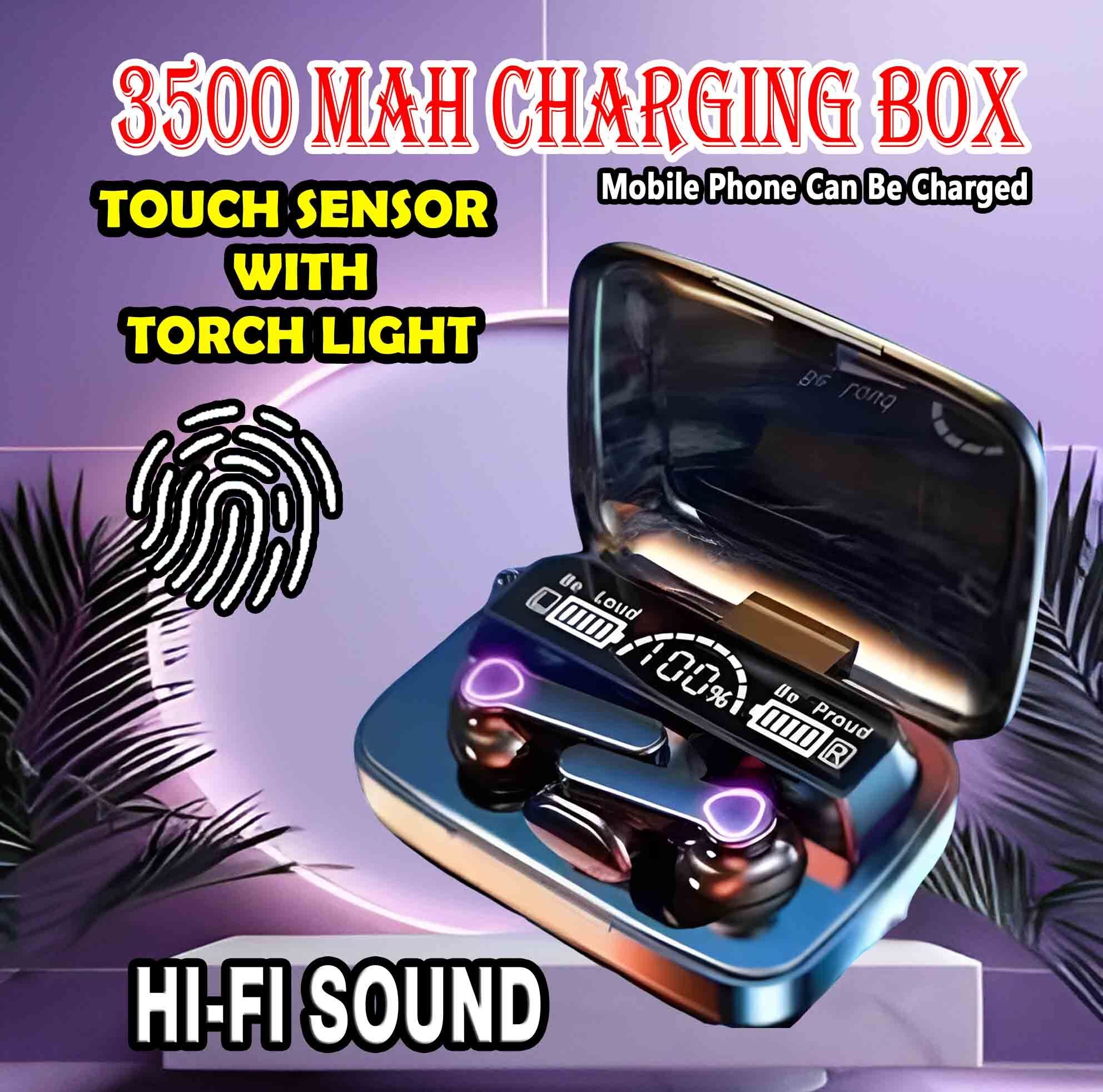 crecro M19 bluetooth earbuds headset wireless earphone 5.3 LED Display M10 Q39 Smart Headphones-image-39