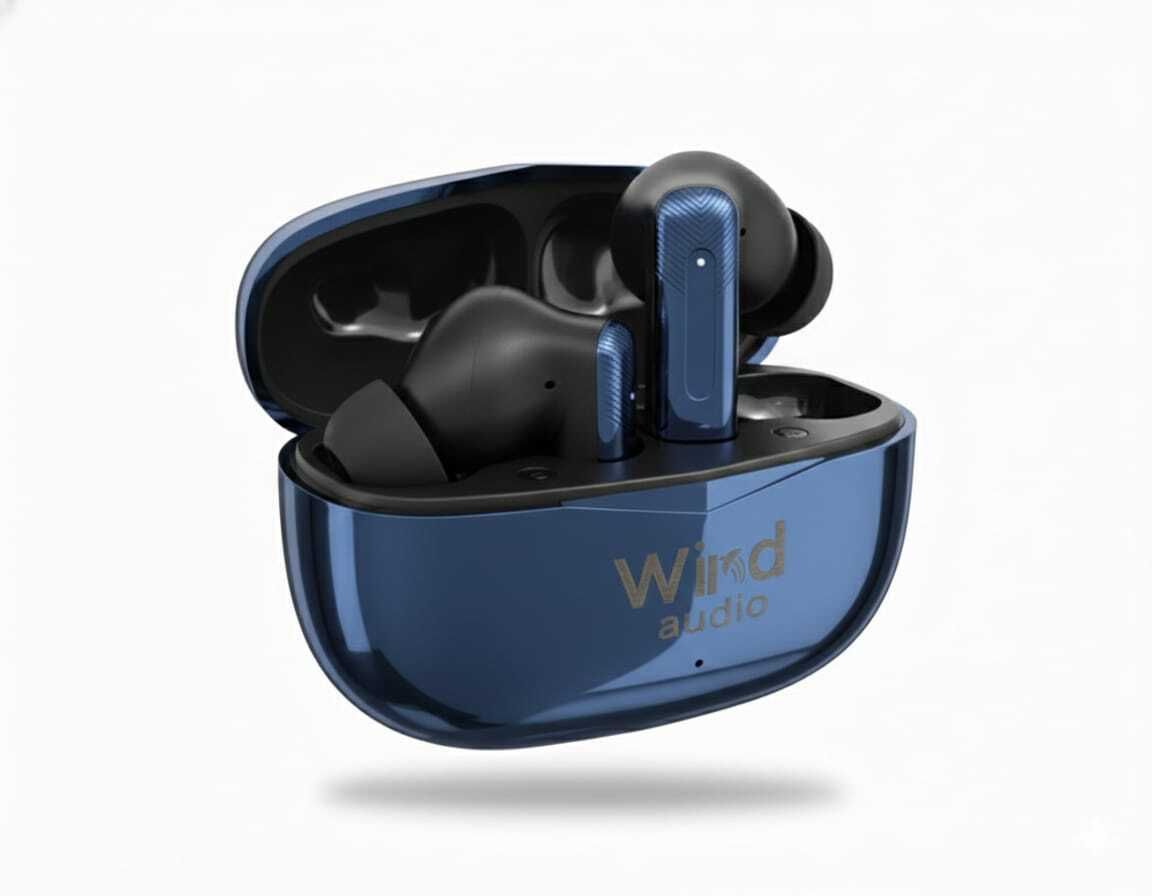 Windaudio Airdopes 100 Ultra Blue Smart Headphones-image-47