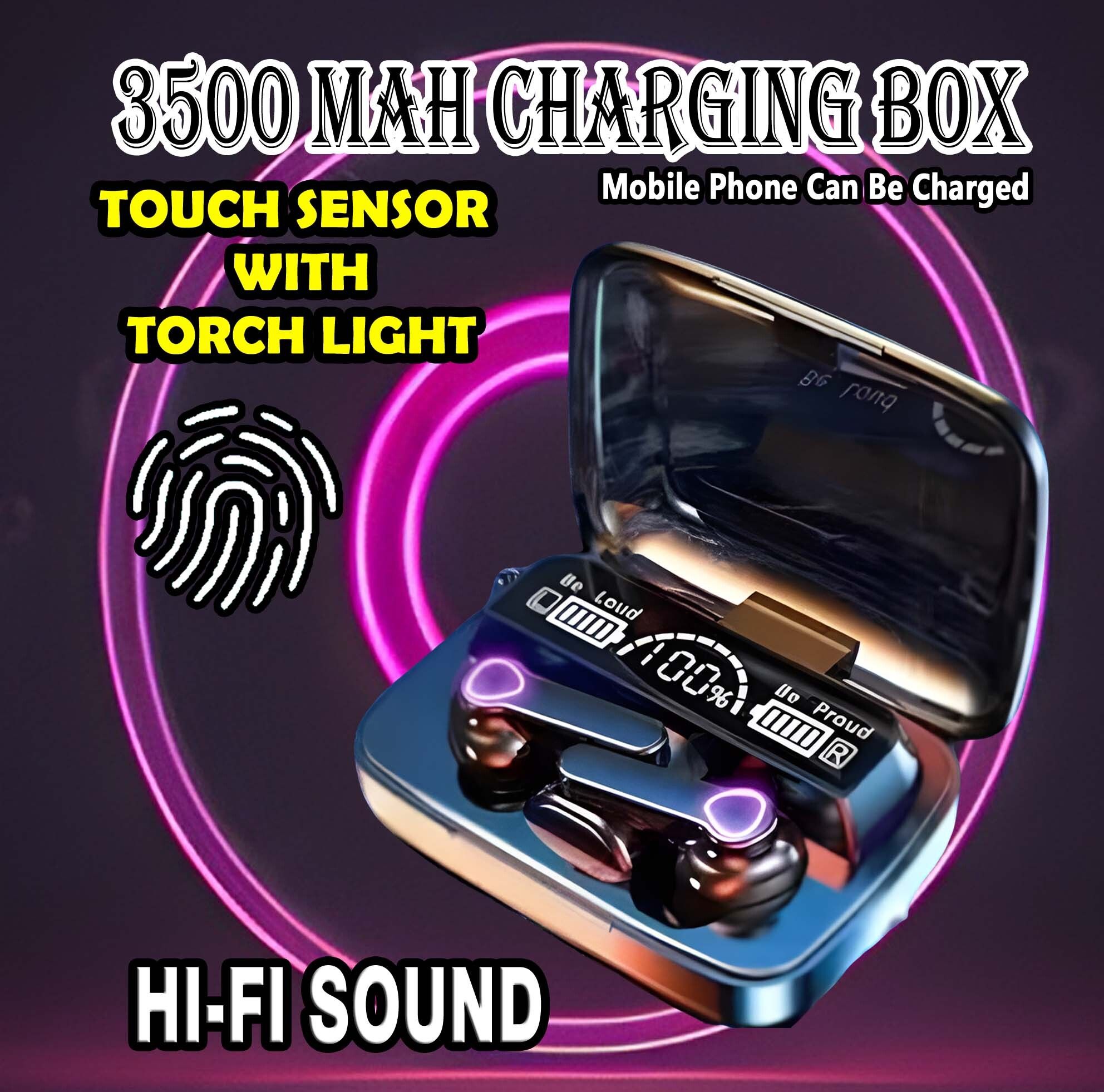 crecro M19 bluetooth earbuds headset wireless earphone 5.3 LED Display M10 Q47 Smart Headphones-image-28