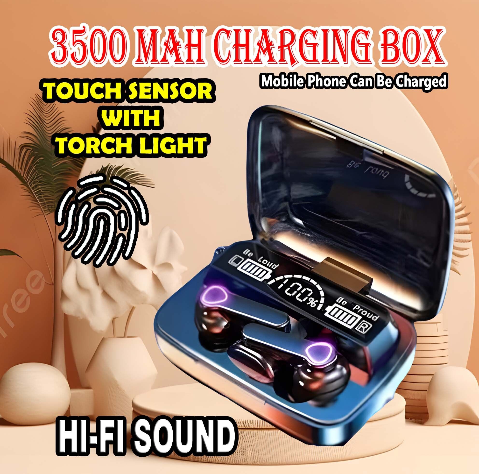 crecro M19 bluetooth earbuds headset wireless earphone 5.3 LED Display M10 Q25 Smart Headphones-image-47