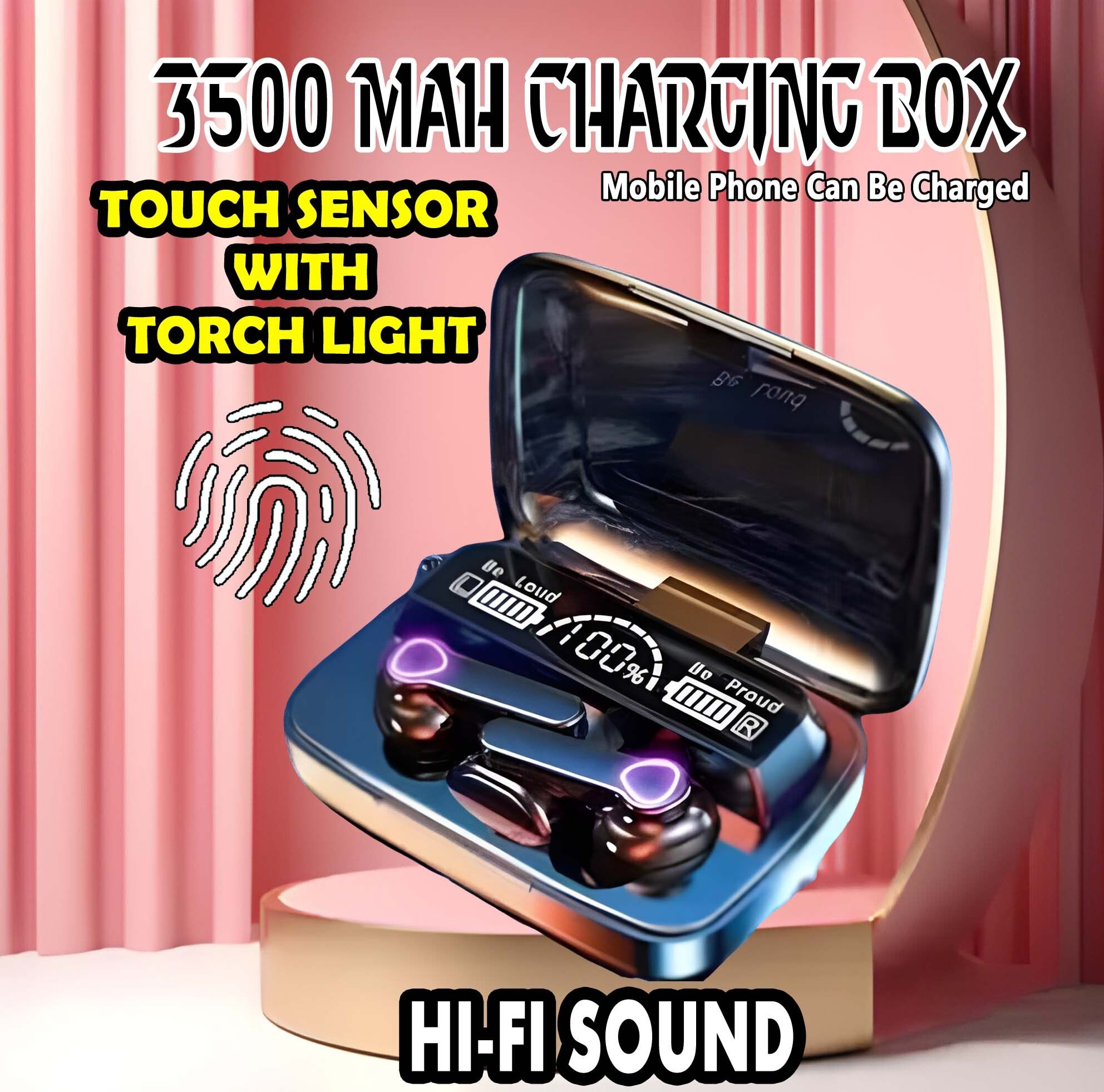 crecro M19 bluetooth earbuds headset wireless earphone 5.3 LED Display M10 Q221 Smart Headphones-image-25