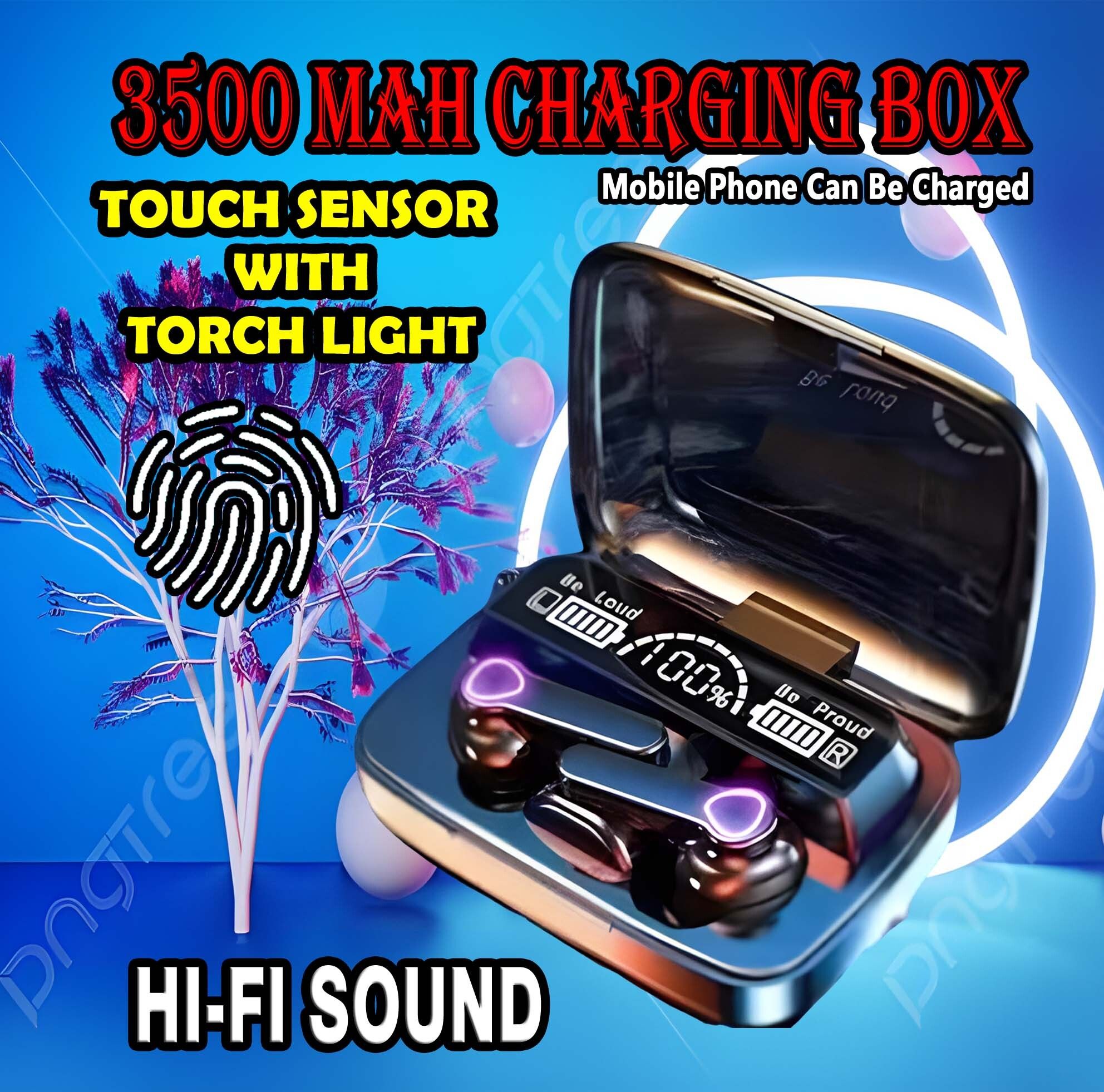 crecro M19 bluetooth earbuds headset wireless earphone 5.3 LED Display M10 Q50 Smart Headphones-image-33