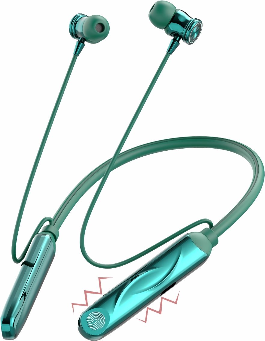 BAVE Chrome Neckband 300 Mah 38hrs Playtime 4-voice Changer Vibration Wireless Smart Headphones-image-43