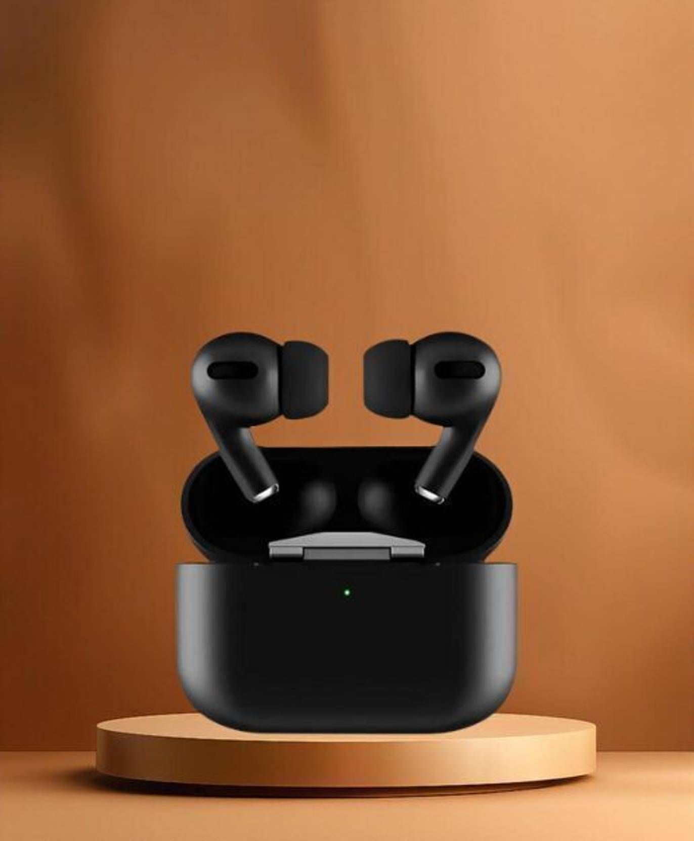 WristHive Airpods 2nd Gen Latest Black Earbuds Premium Quality BLK/Bud/499114 Smart Headphones-image-1