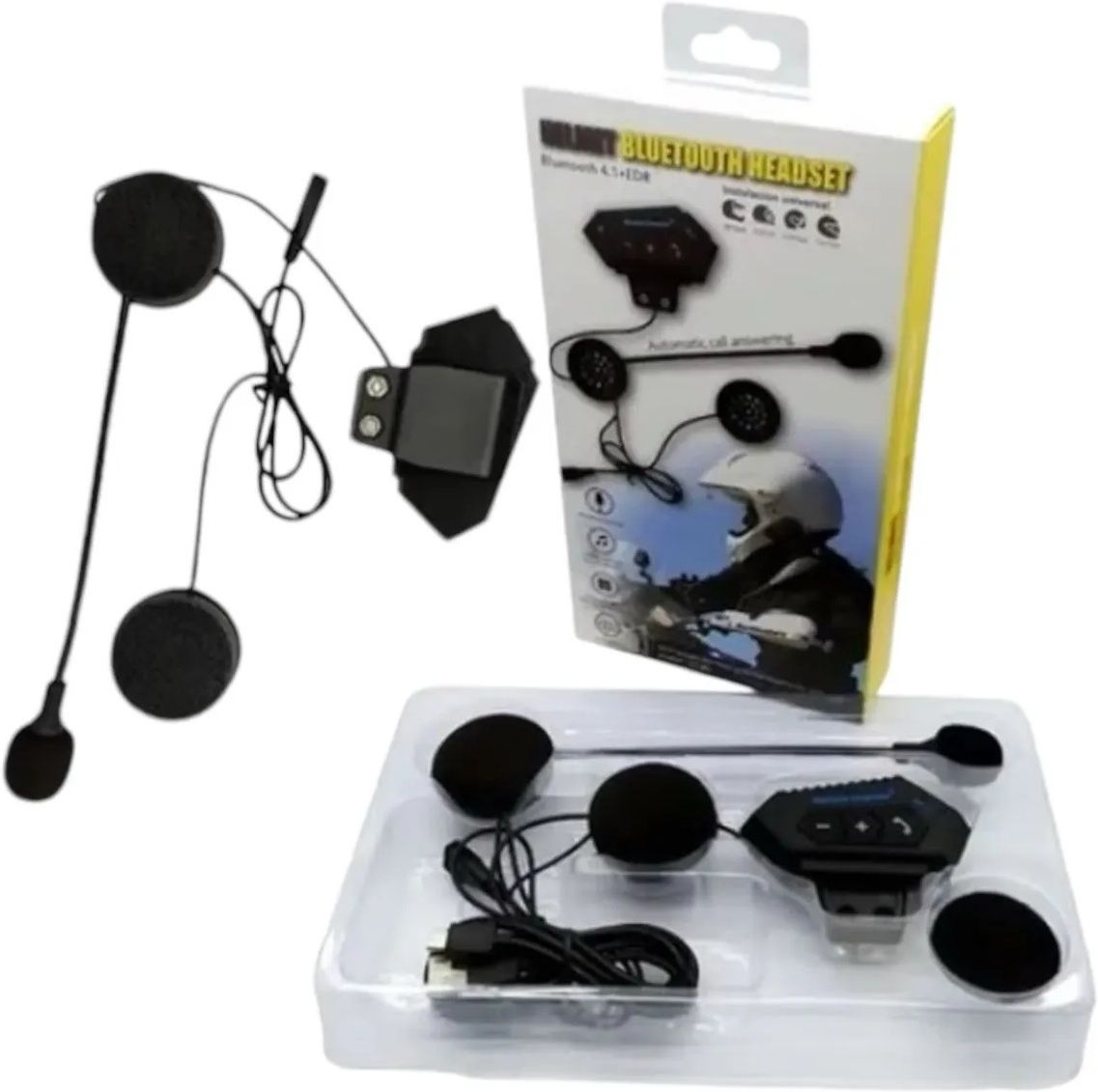 Voltegic Wireless Bluetooth Headset with Mic In-Ear Noise Cancelling HD Stereo Earphones Smart Headphones-image-47