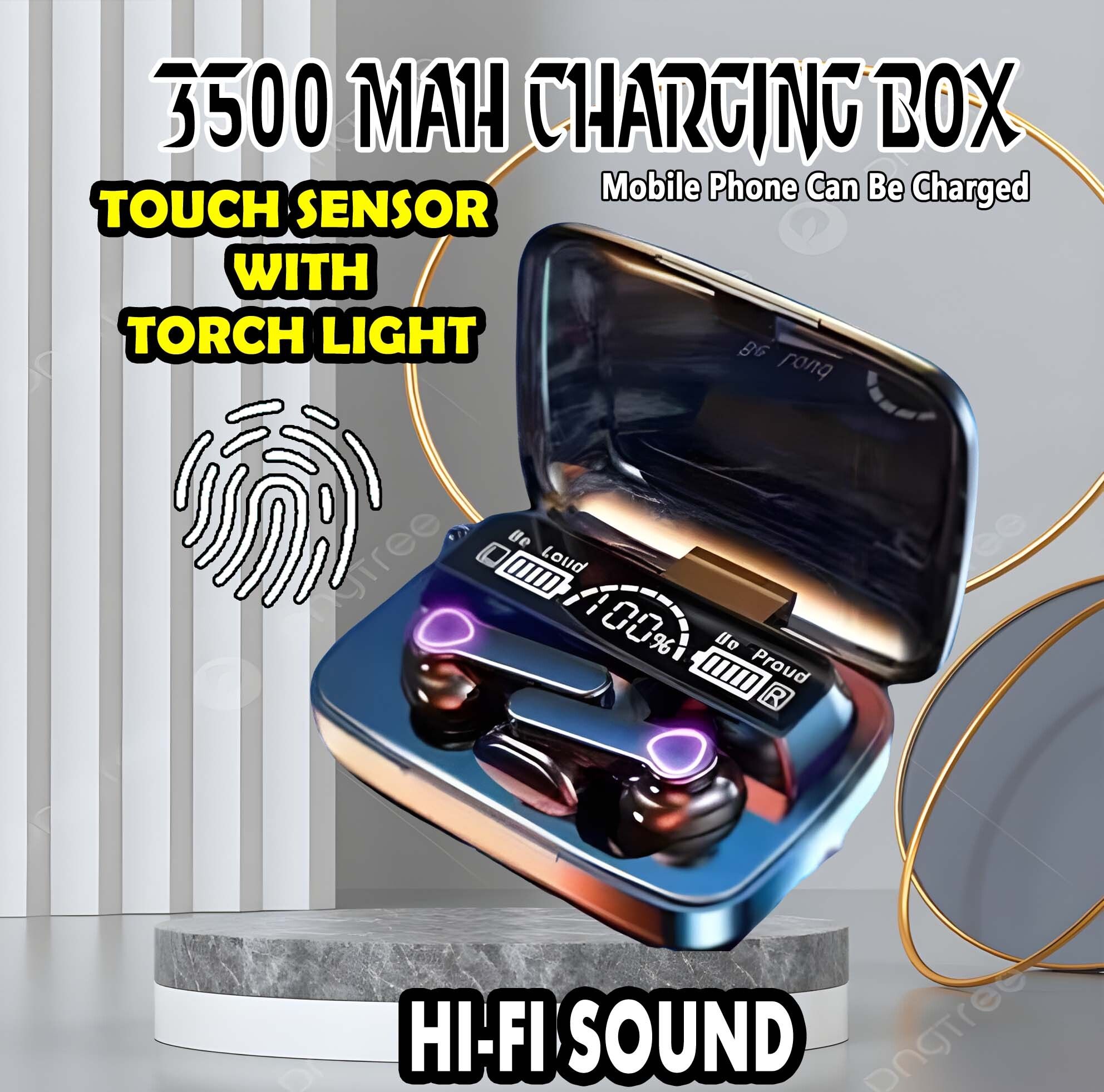 crecro M19 bluetooth earbuds headset wireless earphone 5.3 LED Display M10 Q228 Smart Headphones-image-39