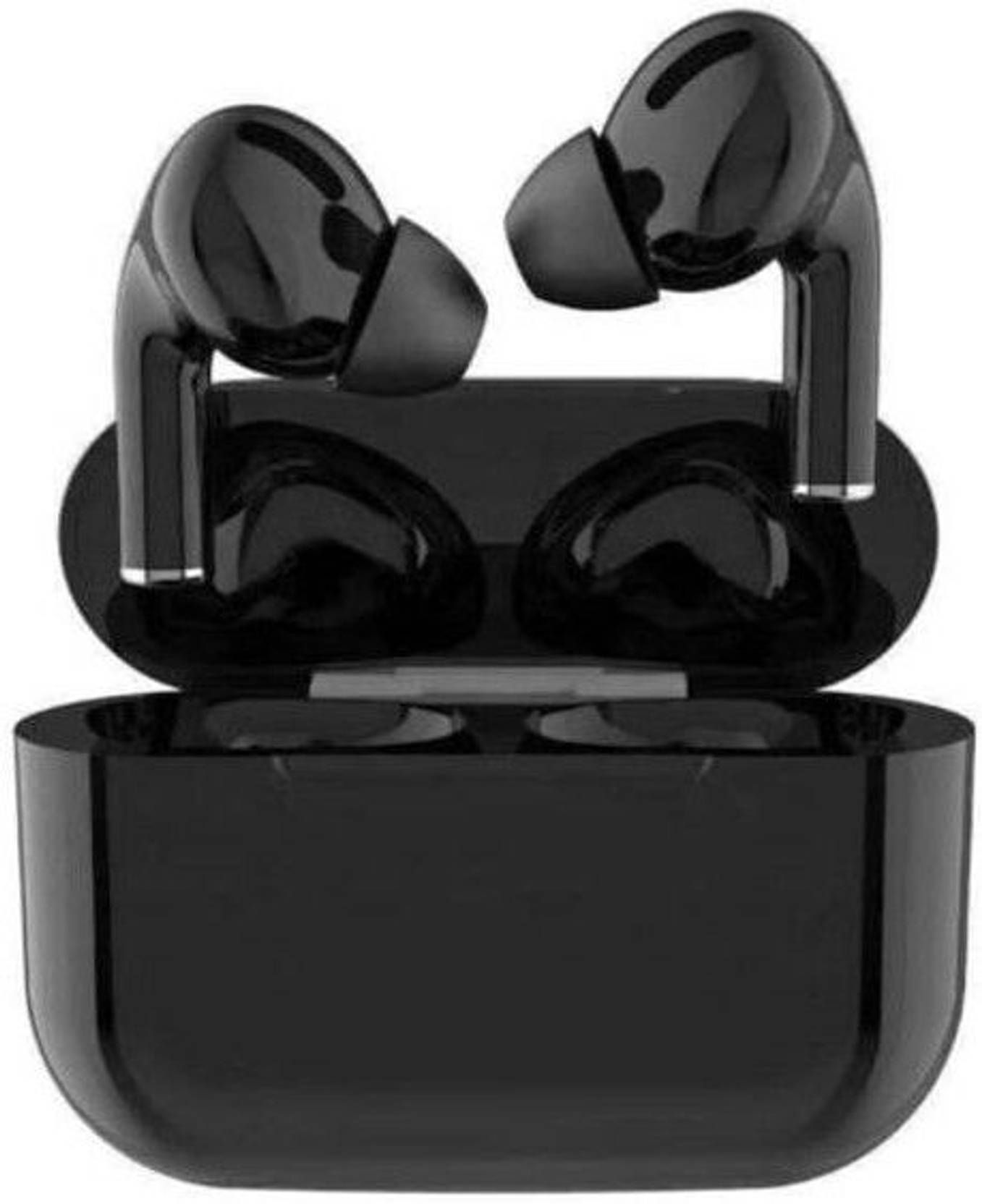 Orvik Airpods Latest 2nd Gen Black Earbuds Premium Quality BL/998718 Smart Headphones-image-1