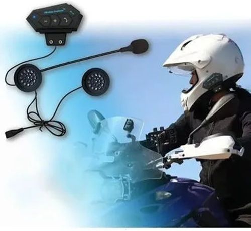 WIFTON Motorcycle Helmet Bluetooth Headset with Dual Earphones, Mic & Intercom Support Smart Headphones-image-44