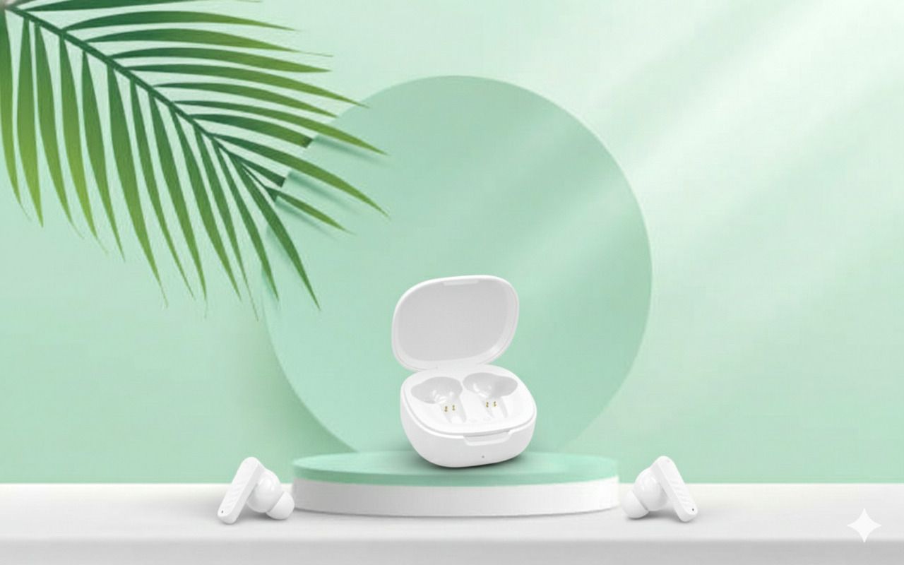 Orvik Buds 09 TWS Earbuds with Fast Charging Case & Touch Controls Smart Headphones-image-4