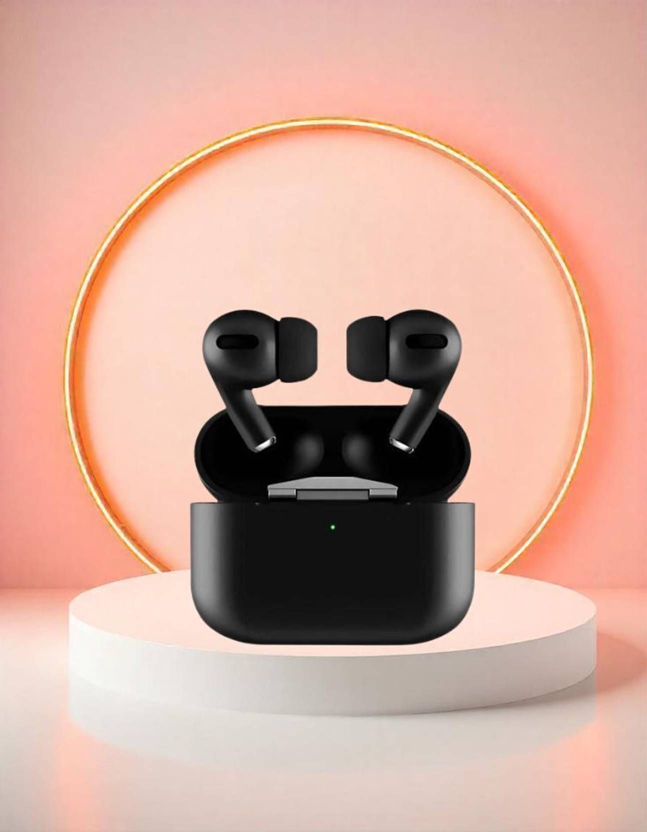 AWD Airpods 2nd Gen Latest Black Earbuds Premium Quality BLK/Bud/498970 Smart Headphones-image-40