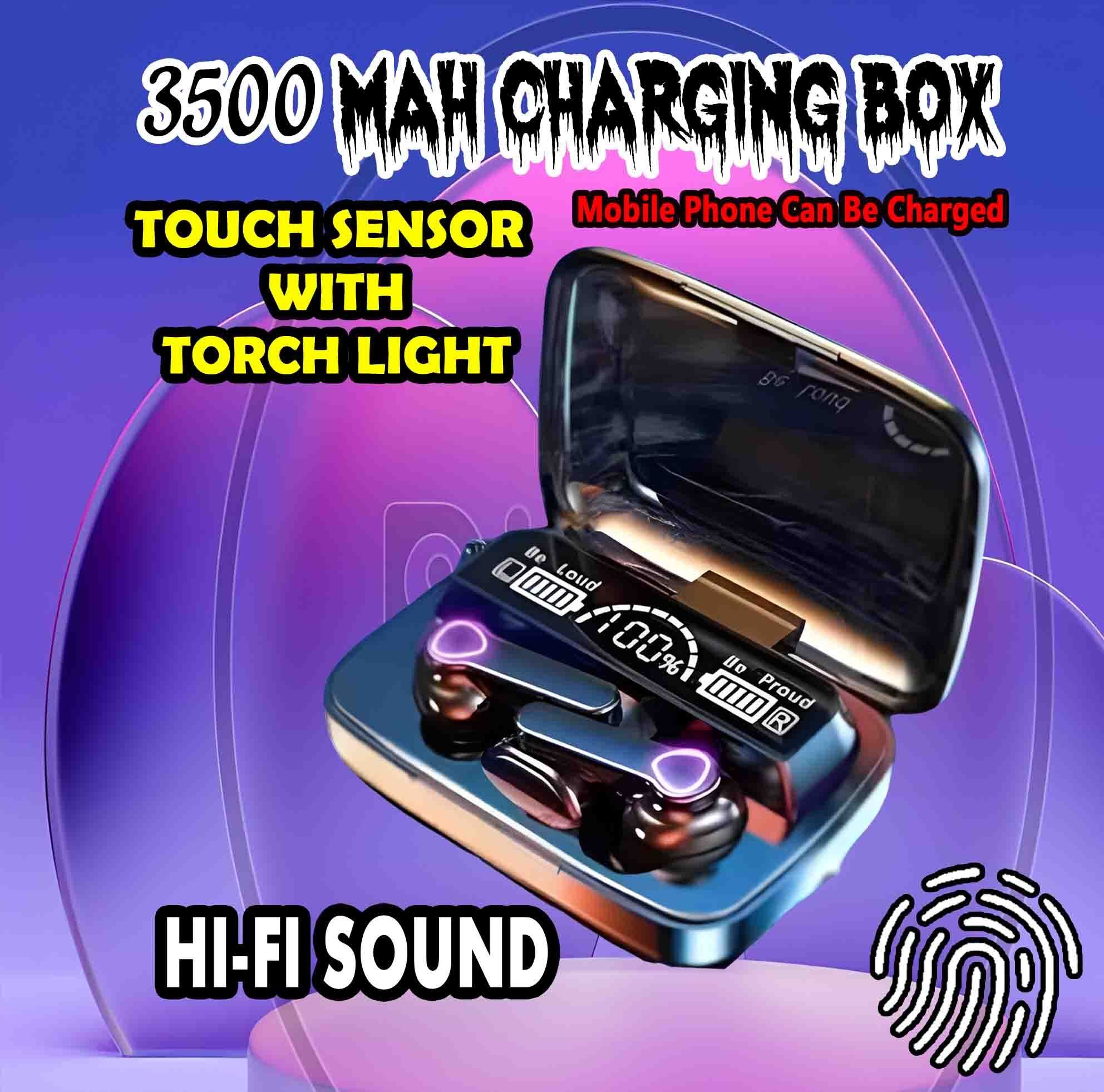 crecro M19 bluetooth earbuds headset wireless earphone 5.3 LED Display M10 Q290 Smart Headphones-image-32