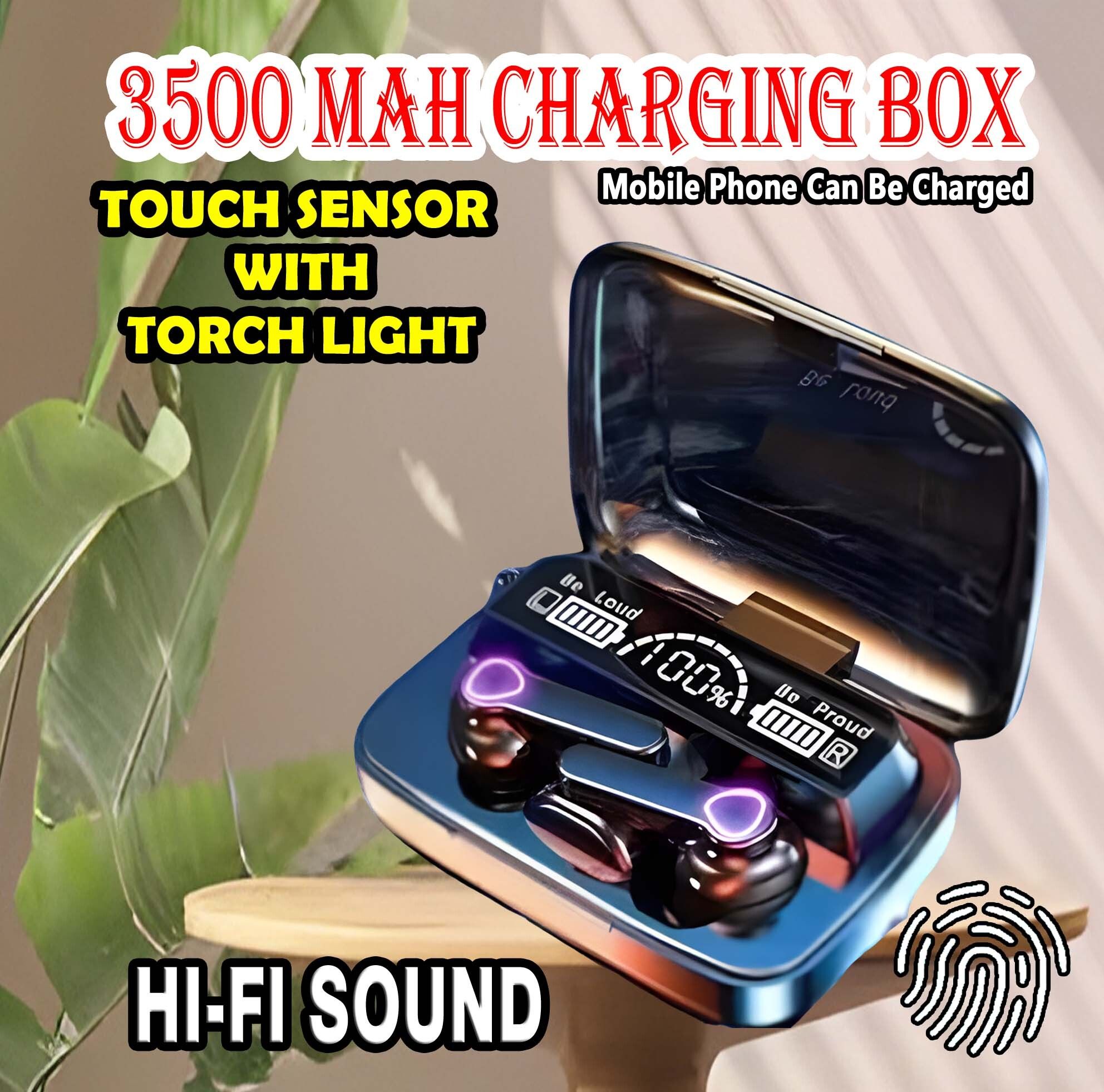 crecro M19 bluetooth earbuds headset wireless earphone 5.3 LED Display M10 Q29 Smart Headphones