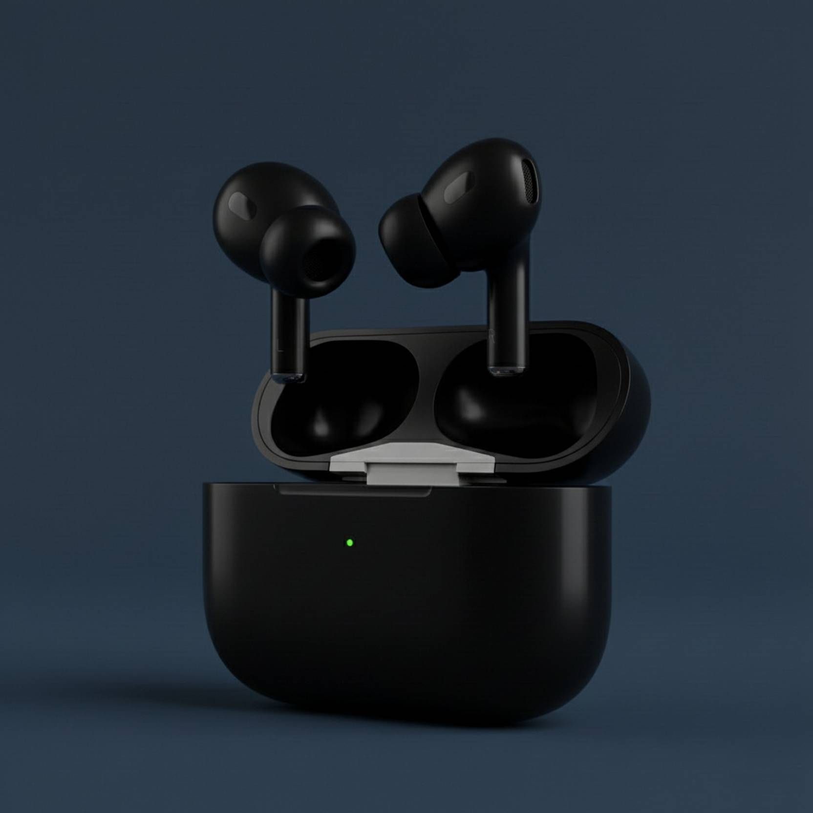 WristHive Airpods 2nd Gen Latest Black Earbuds Premium Quality BLK/Bud/499137 Smart Headphones-image-32