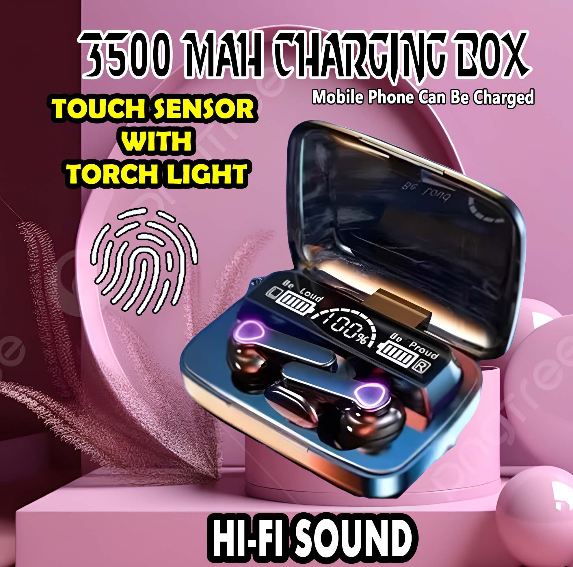 crecro M19 bluetooth earbuds headset wireless earphone 5.3 LED Display M10 Q227 Smart Headphones-image-47