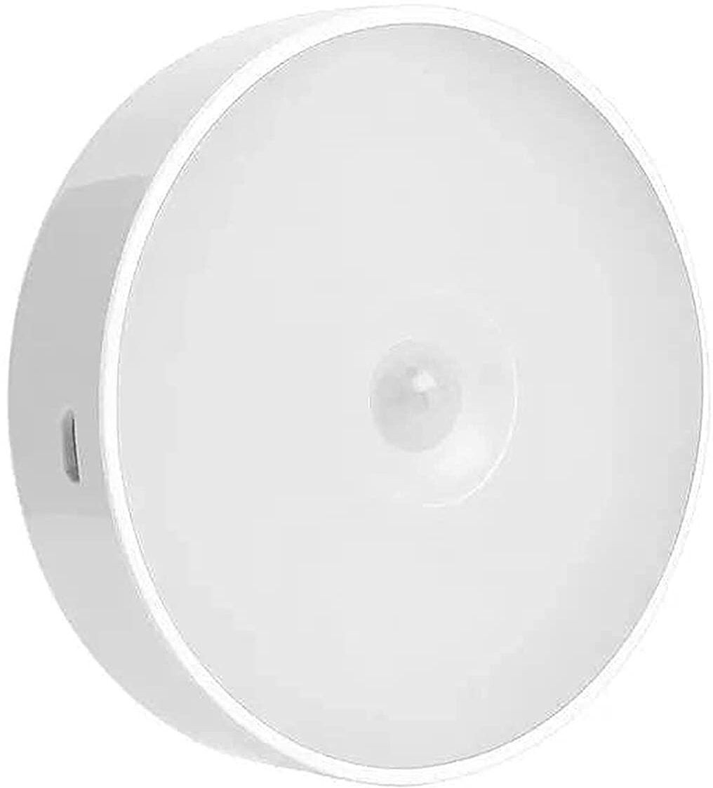 Electro Cloud USB Rechargeable Operated LED Motion Sensor Wireless (White) Pack of 1 Motion Sensor Light