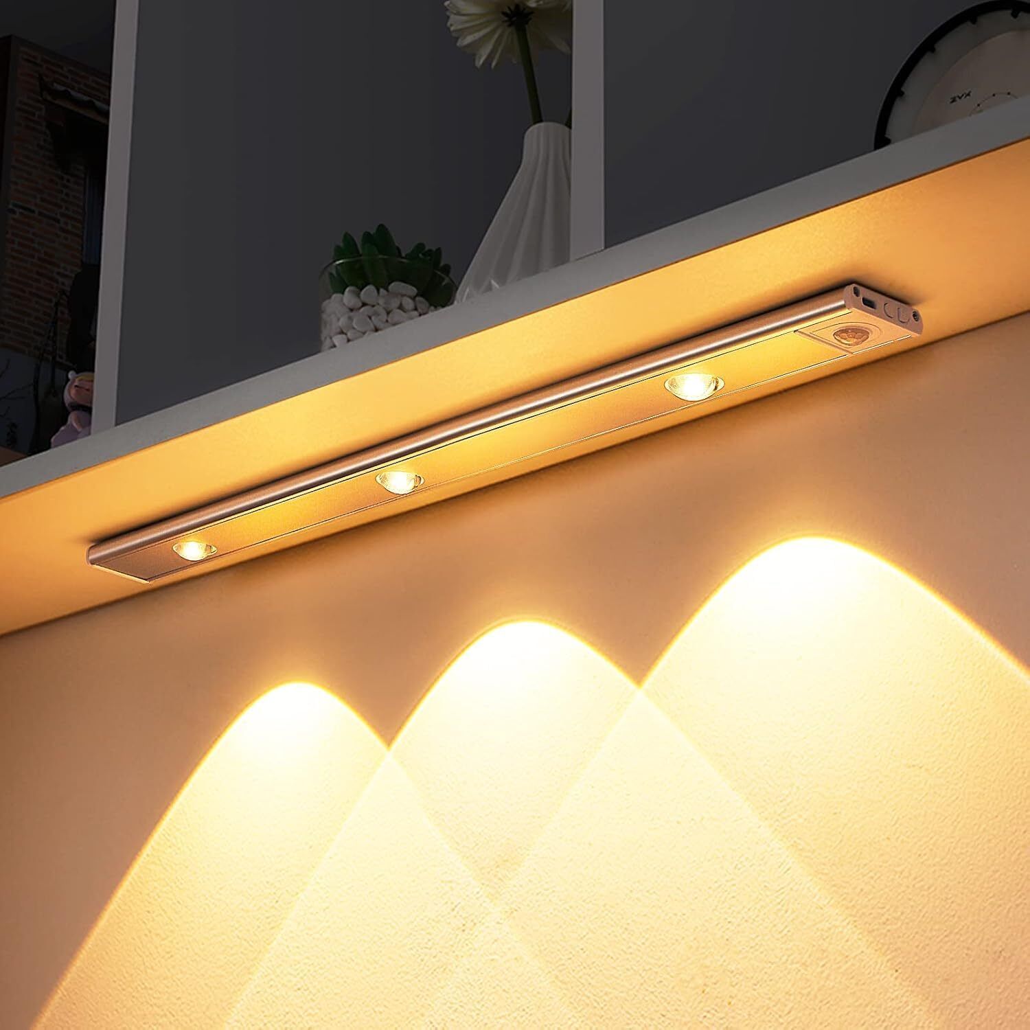 Xydrozen Wireless Rechargeable Cabinet Light with PIR Motion Sensor Motion Sensor Light-picture-31