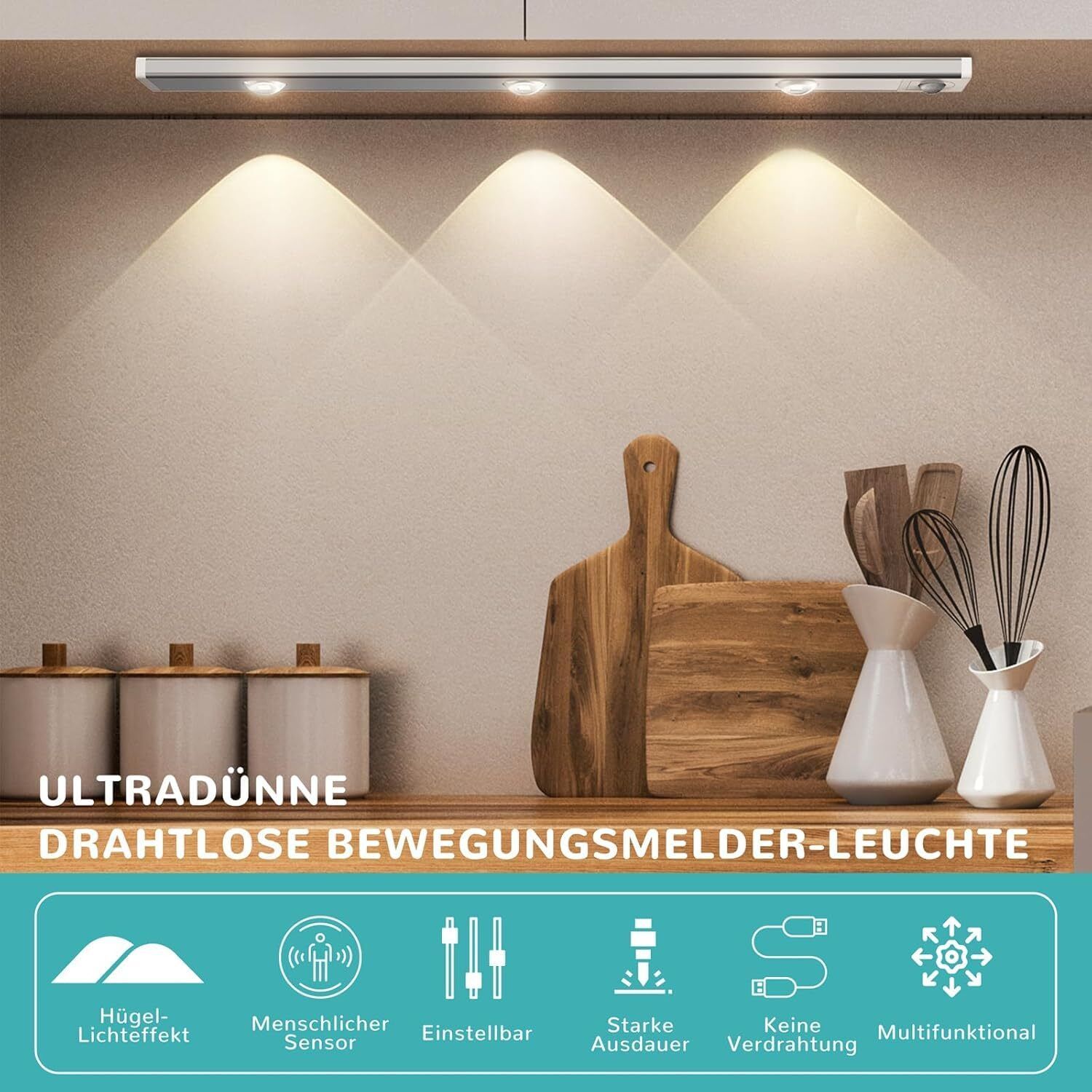 Xydrozen Motion Activated Closet Light for Bedroom & Storage Cabinets Motion Sensor Light-picture-27