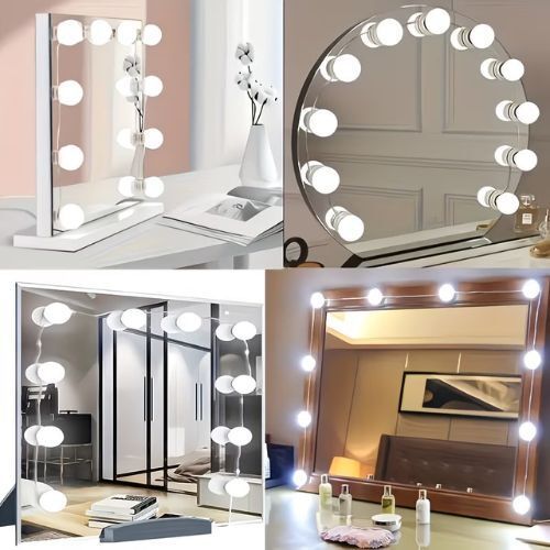 CLARZA LED Vanity Mirror Lights with 10 Dimmable Bulbs | 3 Color Modes Kit-picture-30