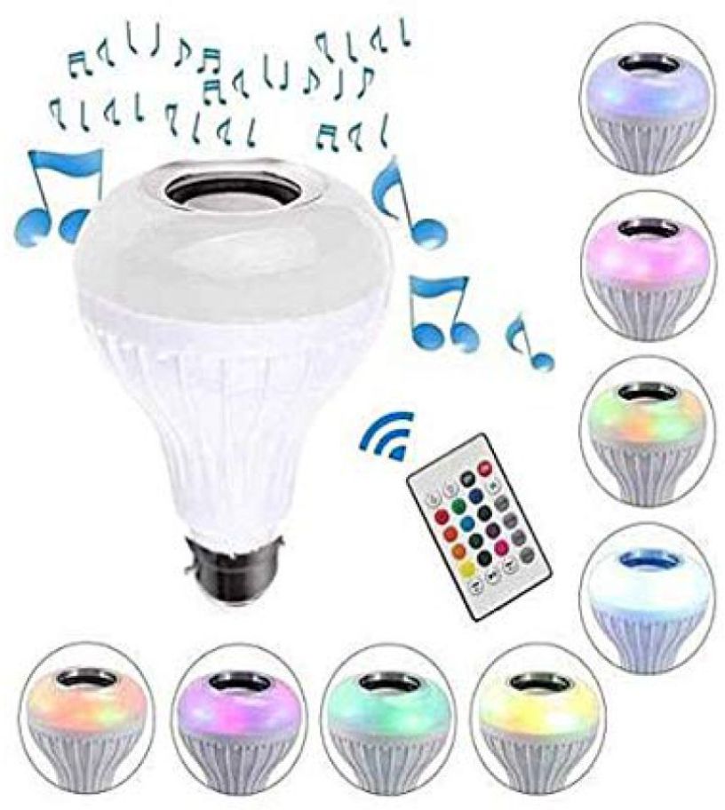 GUGGU ANJ_323_Led Wireless Light Bulb Speaker Base Color Changing With Remote Control Smart Bulb-image-28