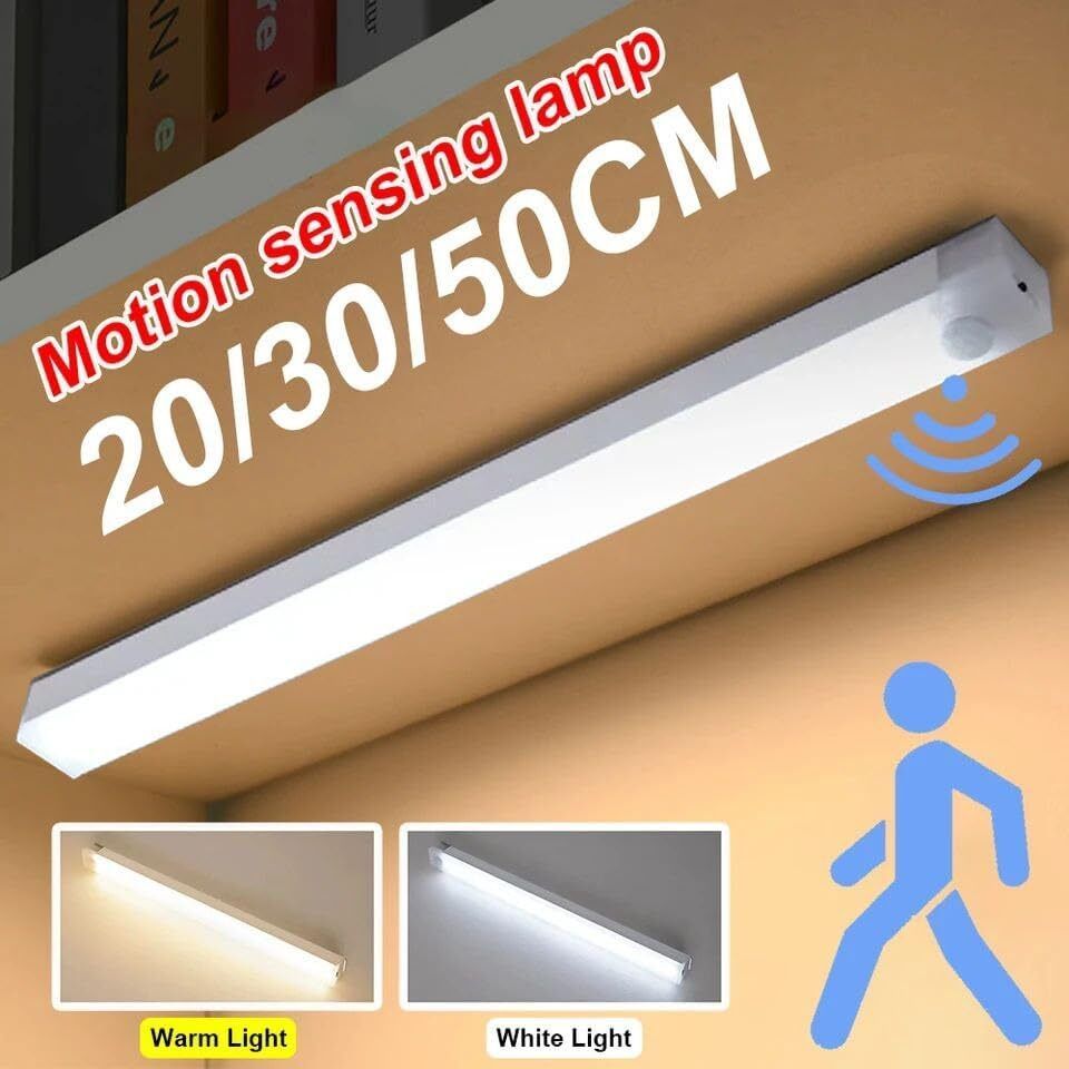 Totthar Smart Motion Sensor LED Light Rechargeable Magnetic Under Cabinet Wireless Light Smart Sensor Light-image-23