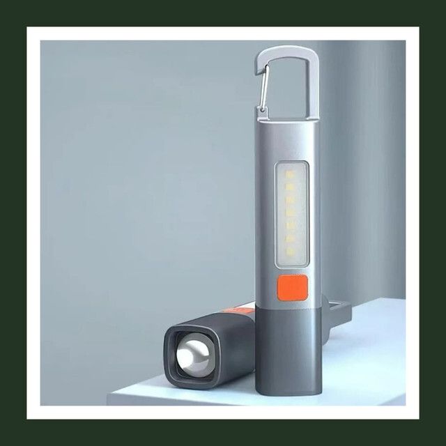 SHOPPEALL LED Rechargeable Flashlight High Lumens – Zoomable Waterproof Torch & Hook15 Dimmer Switch-image-47
