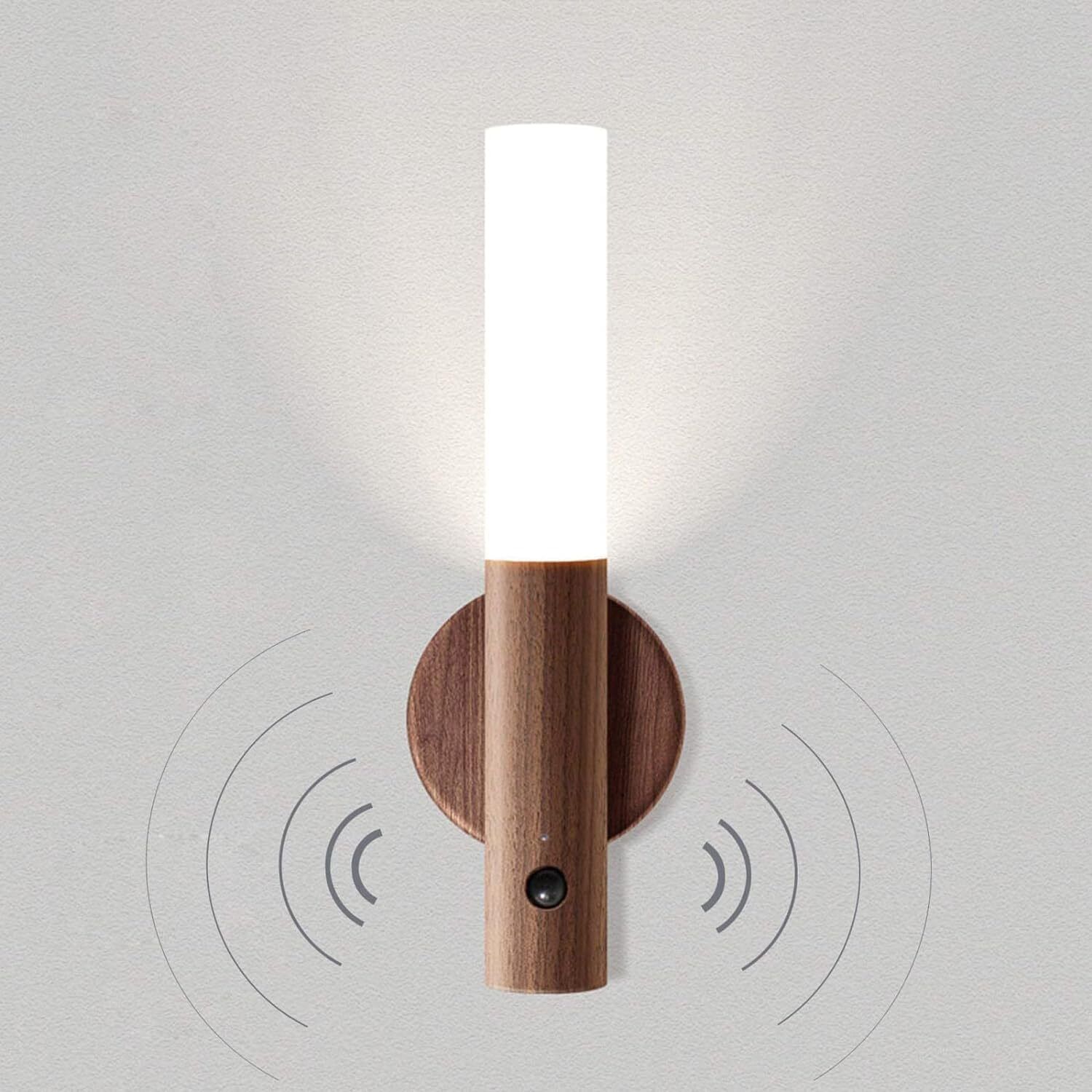 SKYZONE Motion Sensor Night Lights with Magnet Body Sensor for Hallway, Rechargeable Led Smart Sensor Light-image-3
