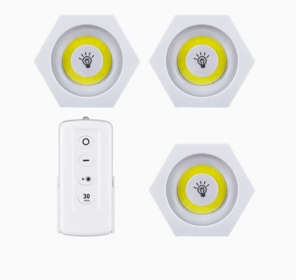 VOLTegIC Mini Dimmable Lights Anywhere LED Light Under Closet Battery Powered Ceiling Lamp-image-14