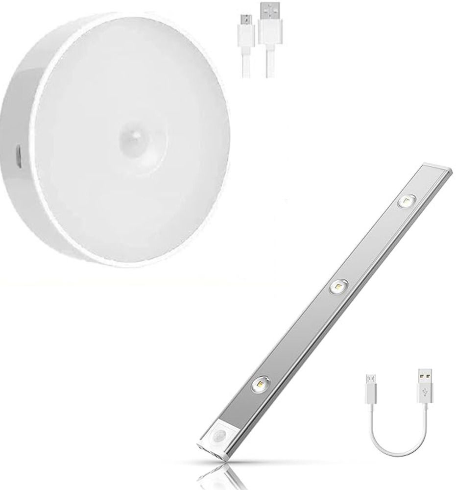TrendyTrolley USB Rechargeable 40cm LED Cabinet Light with Mini Motion Sensor Light Combo Motion Sensor Light-image-9