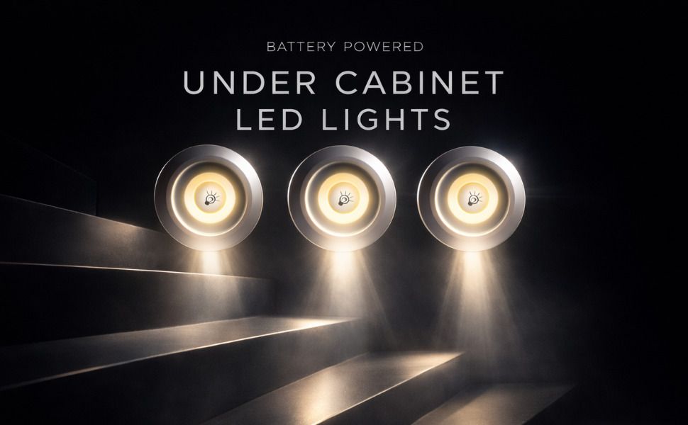 WunderVoX Wireless LED Cabinet Spotlight for Wardrobe Storage Ceiling Lamp-image-23