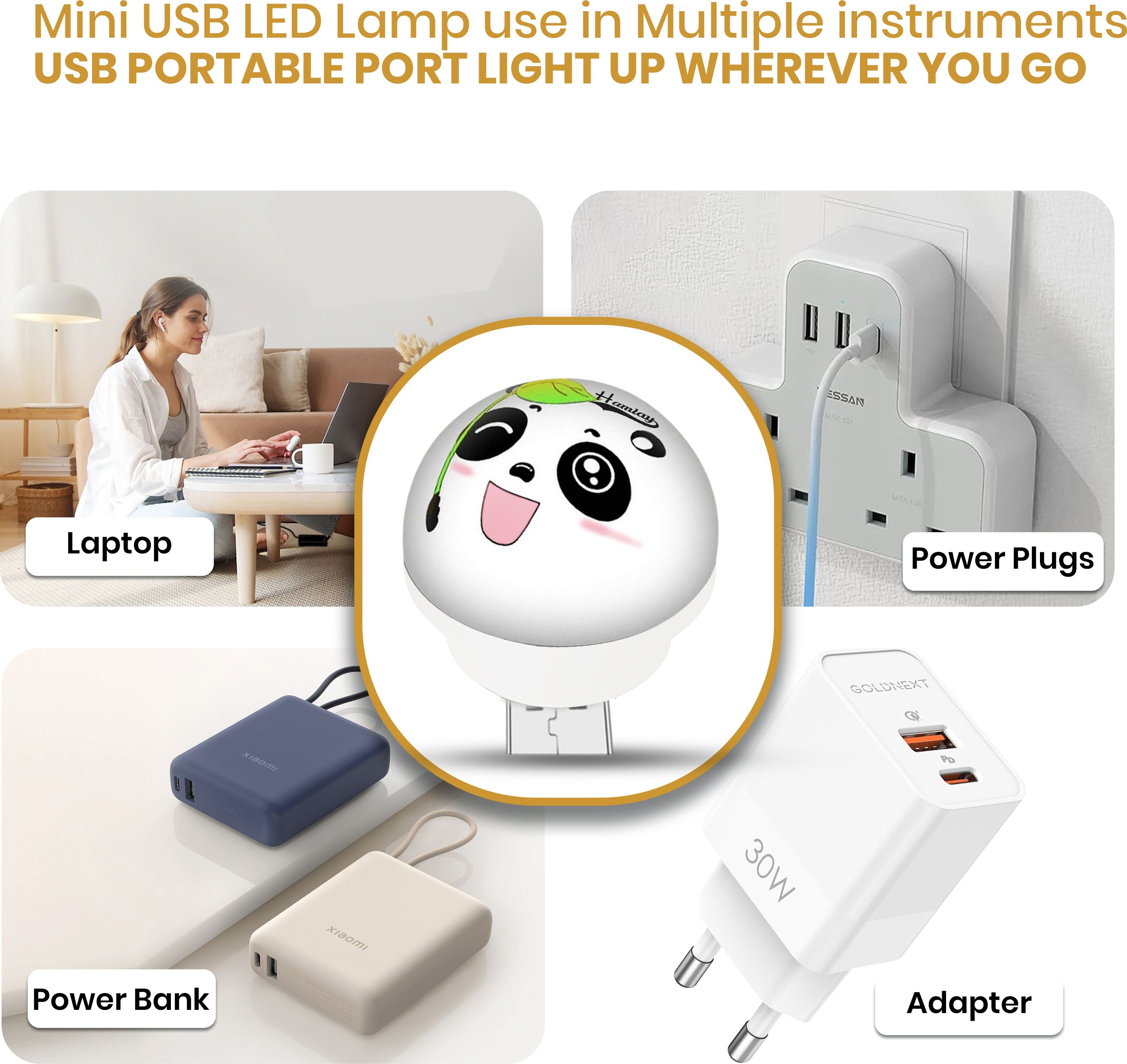 Hamlay LED Voice Control Color Changing Night Light Smart Bulb Smart Bulb