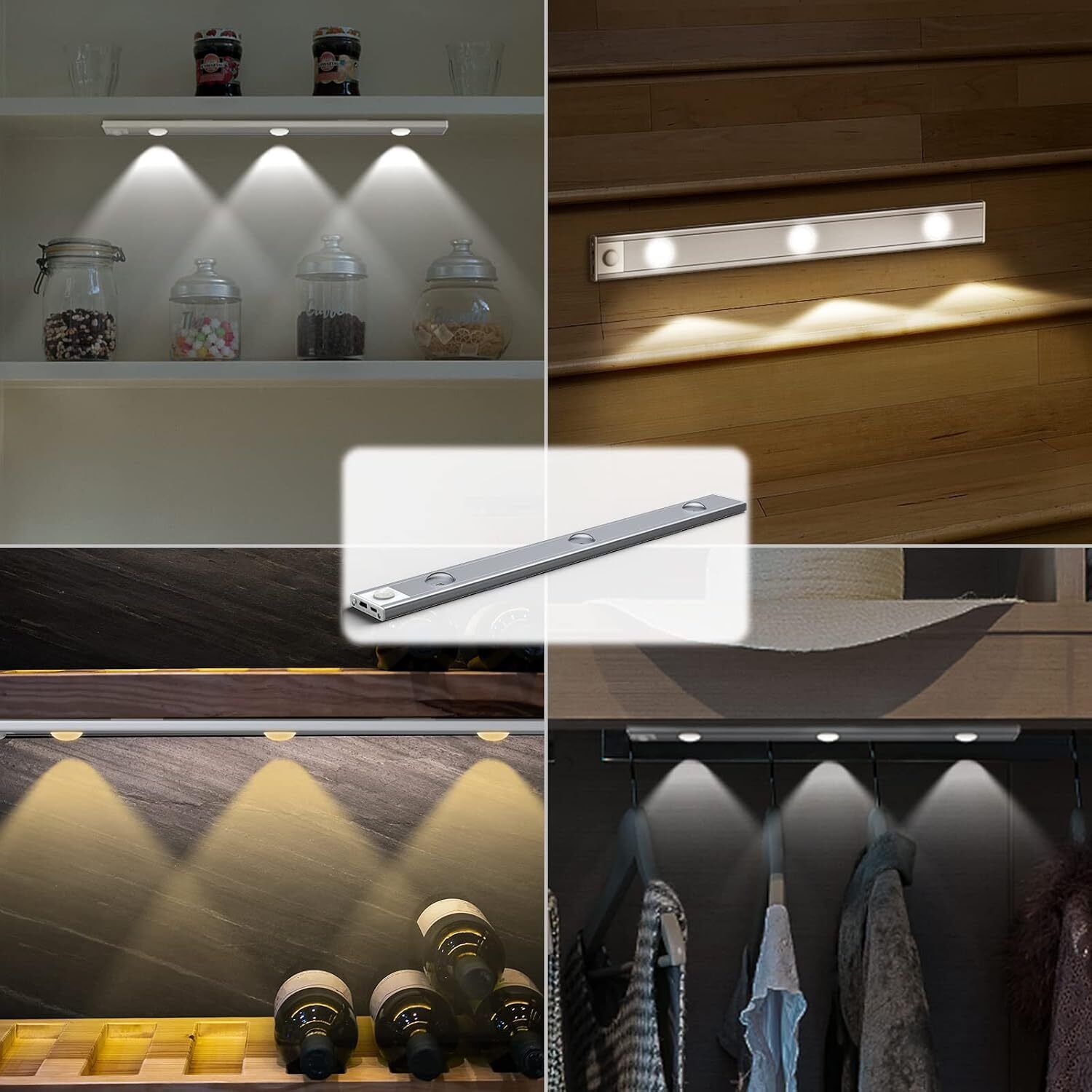 Xydrozen Motion Sensor LED Light Bar for Kitchen Cabinets & Wardrobes Motion Sensor Light-image-46