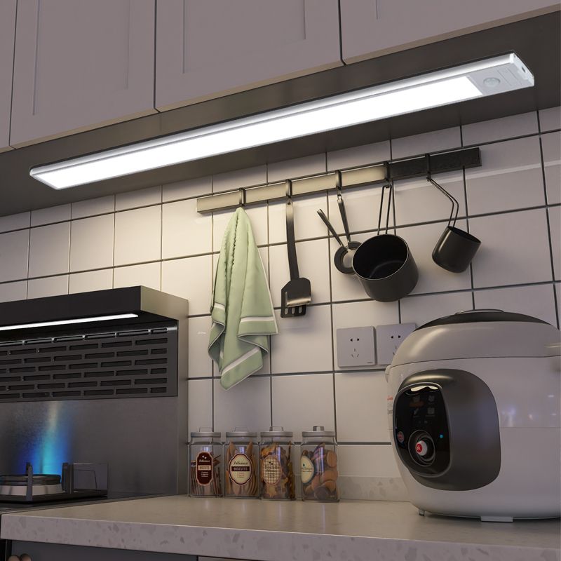 POXEFLIP Magnetic LED Motion Sensor Cabinet Light | Ultra-Thin, 3-Tone Lighting Motion Sensor Light-image-37