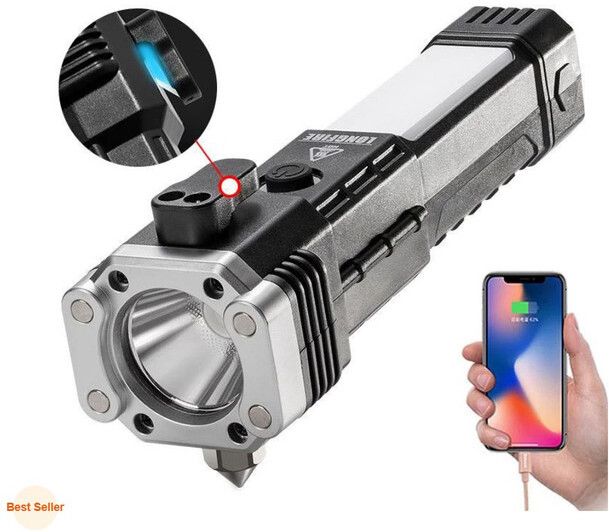 Torch Light,LED 3W Torch Light Rechargeable Torch Flashlight.A2 Torch-image-31