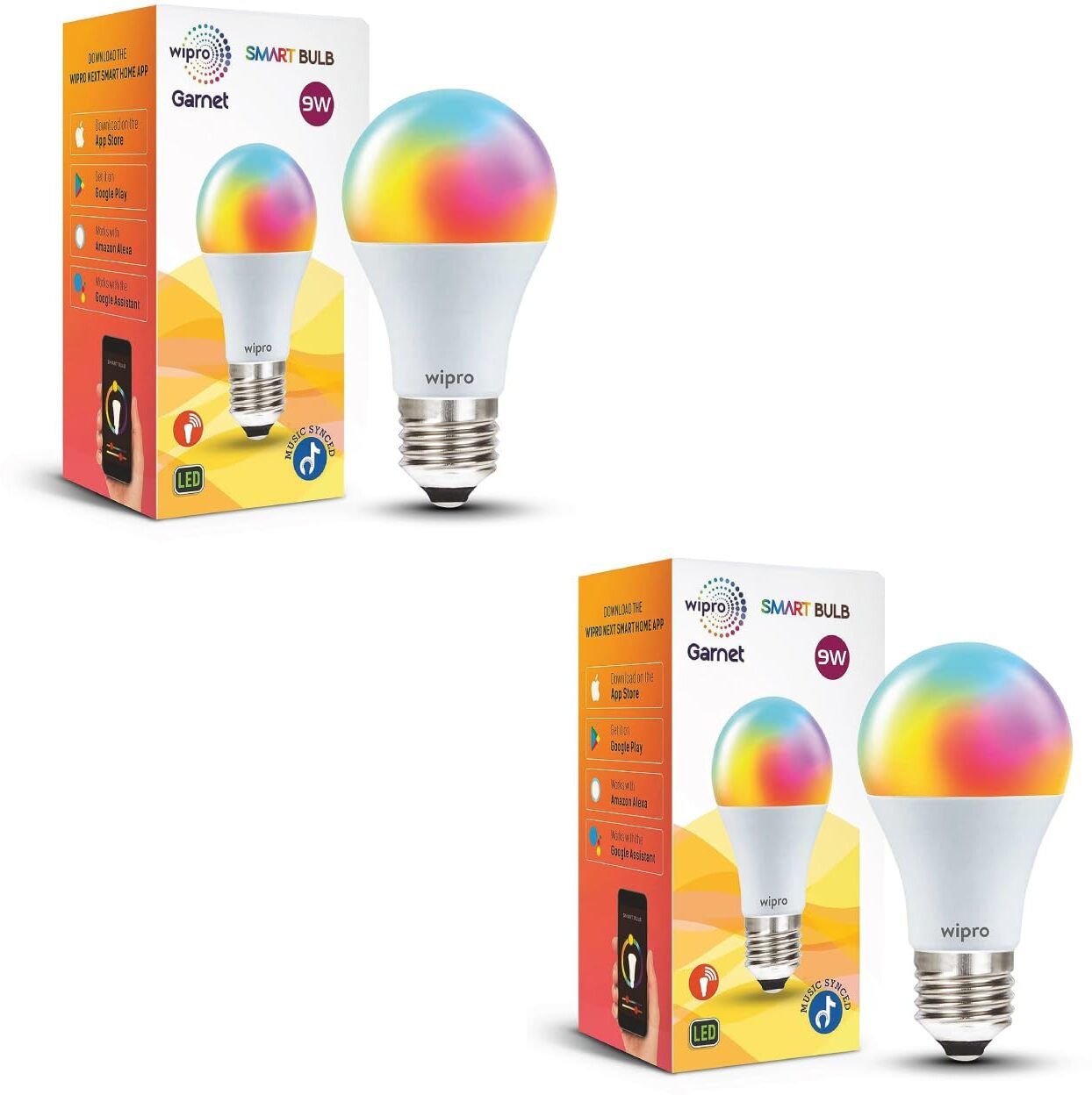 Wipro Garnet 9W E27 Smart Bulb Smart Bulb-picture-23